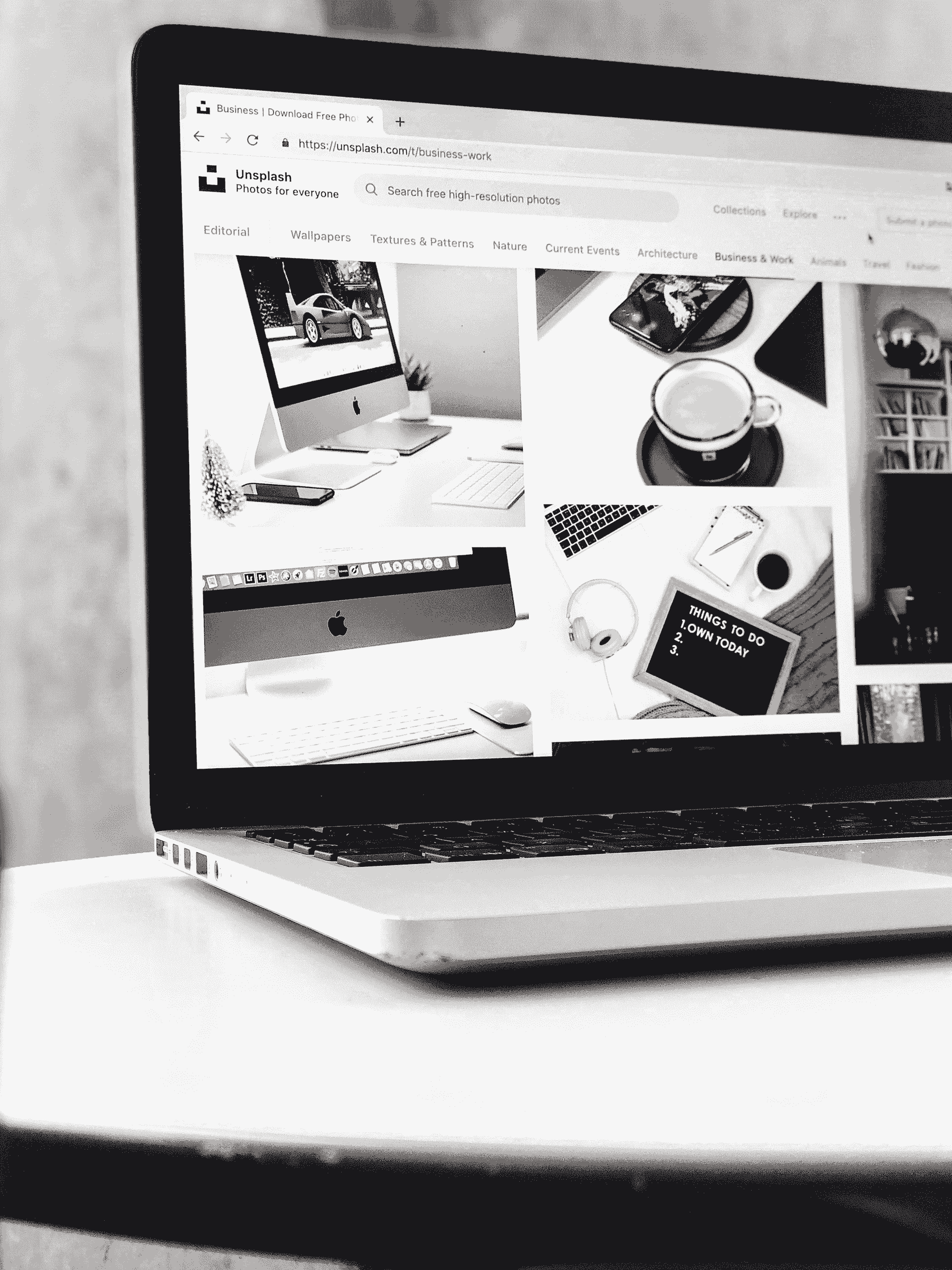 Sourcing website interface illustration.