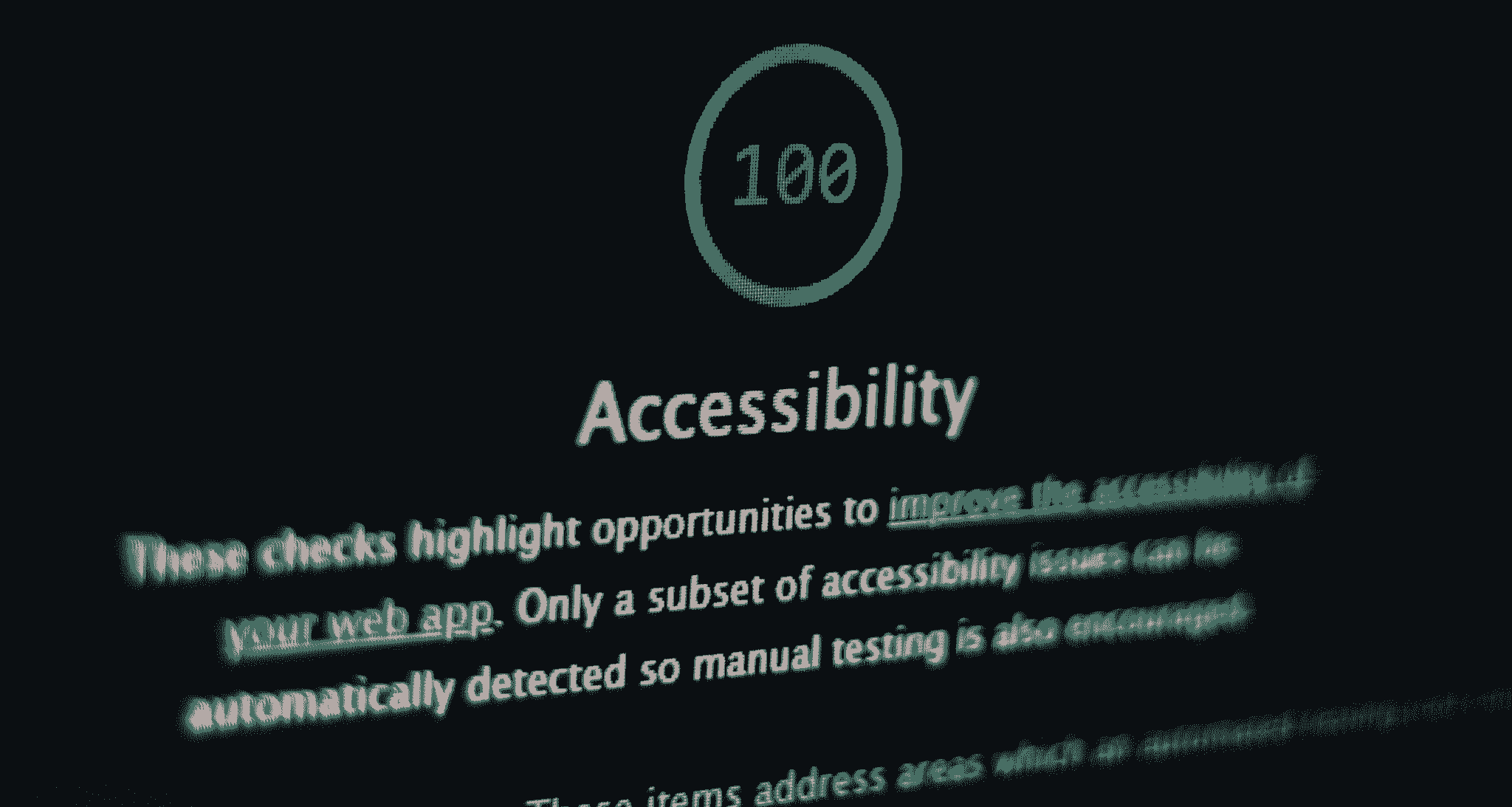 Web accessibility improves user experience