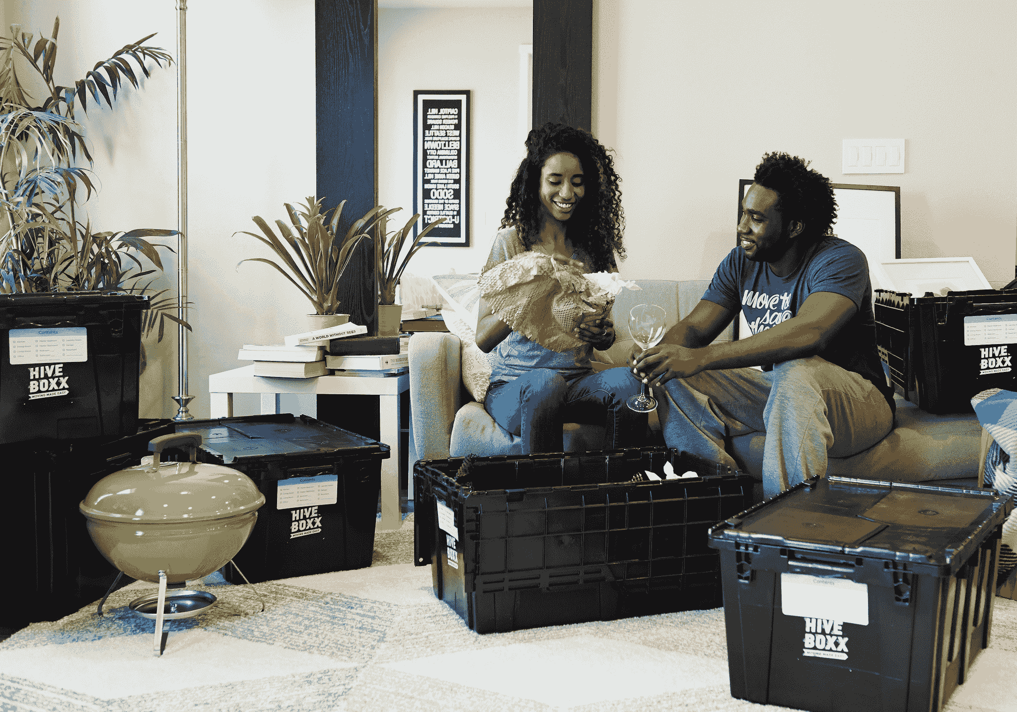 Easy assembly of a flat pack storage container by PreFab Inc.