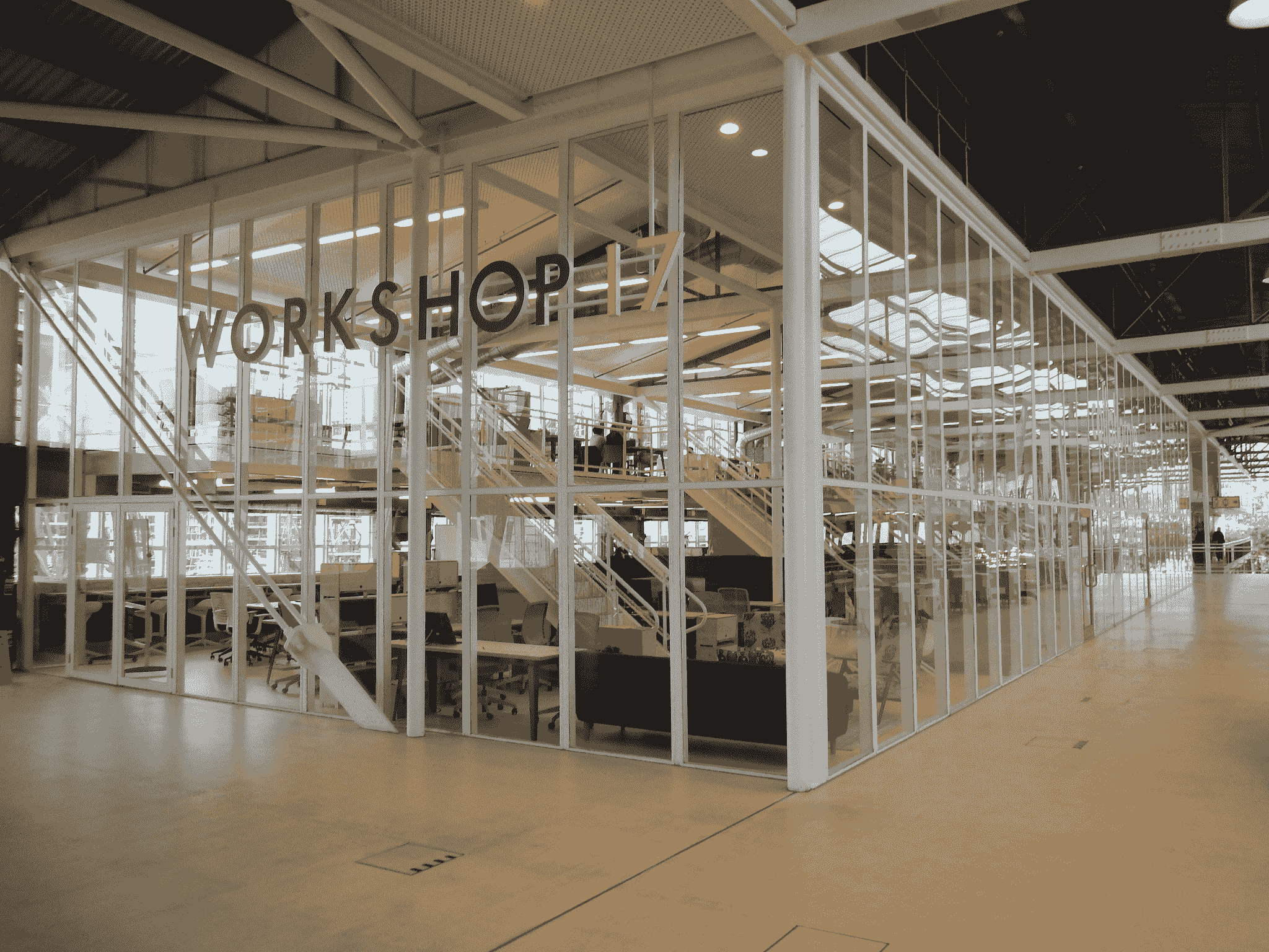 Efficiently designed modular warehouse office maximizing space usage
