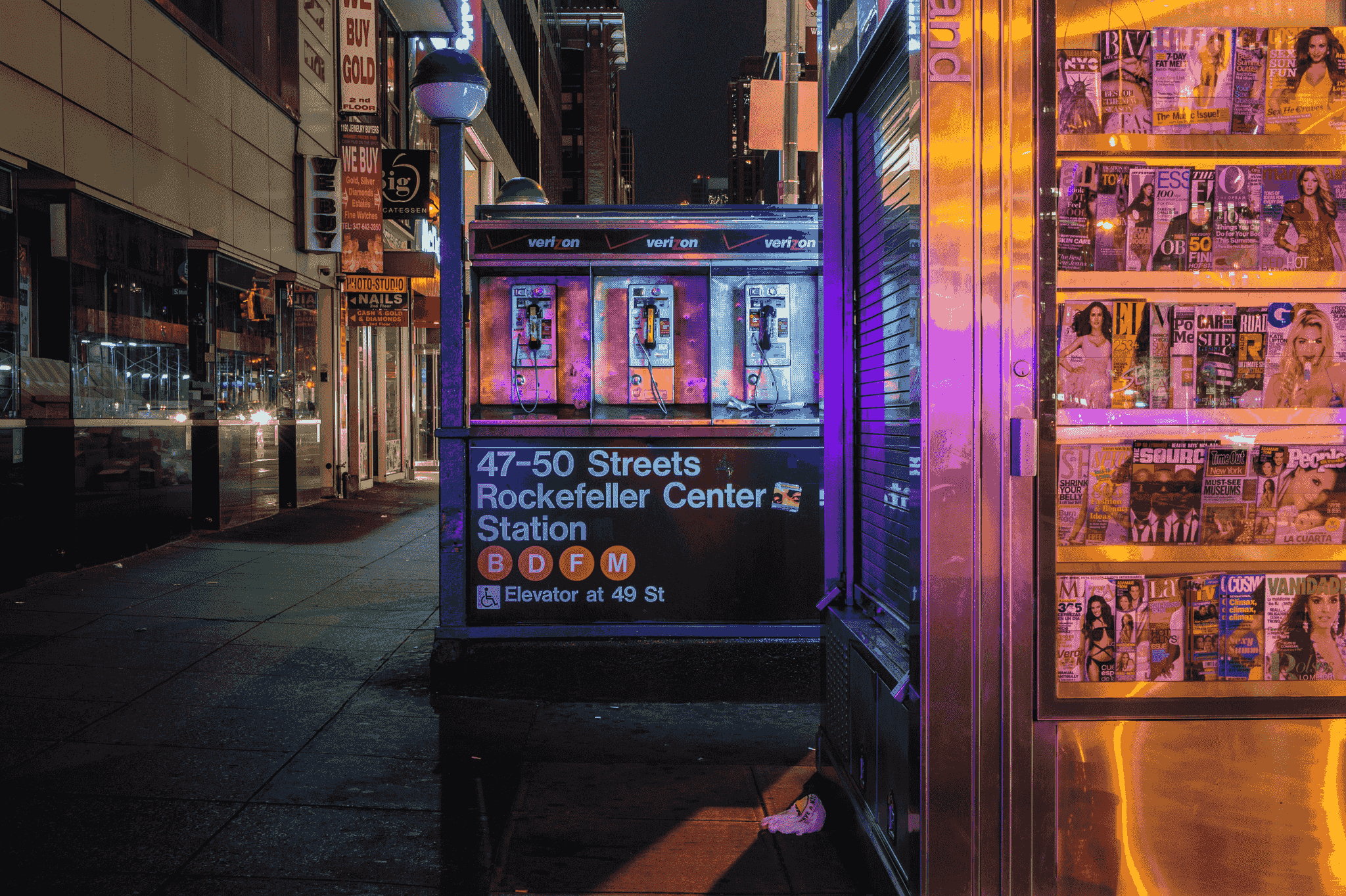 Stylish parking booth showcasing branding elements