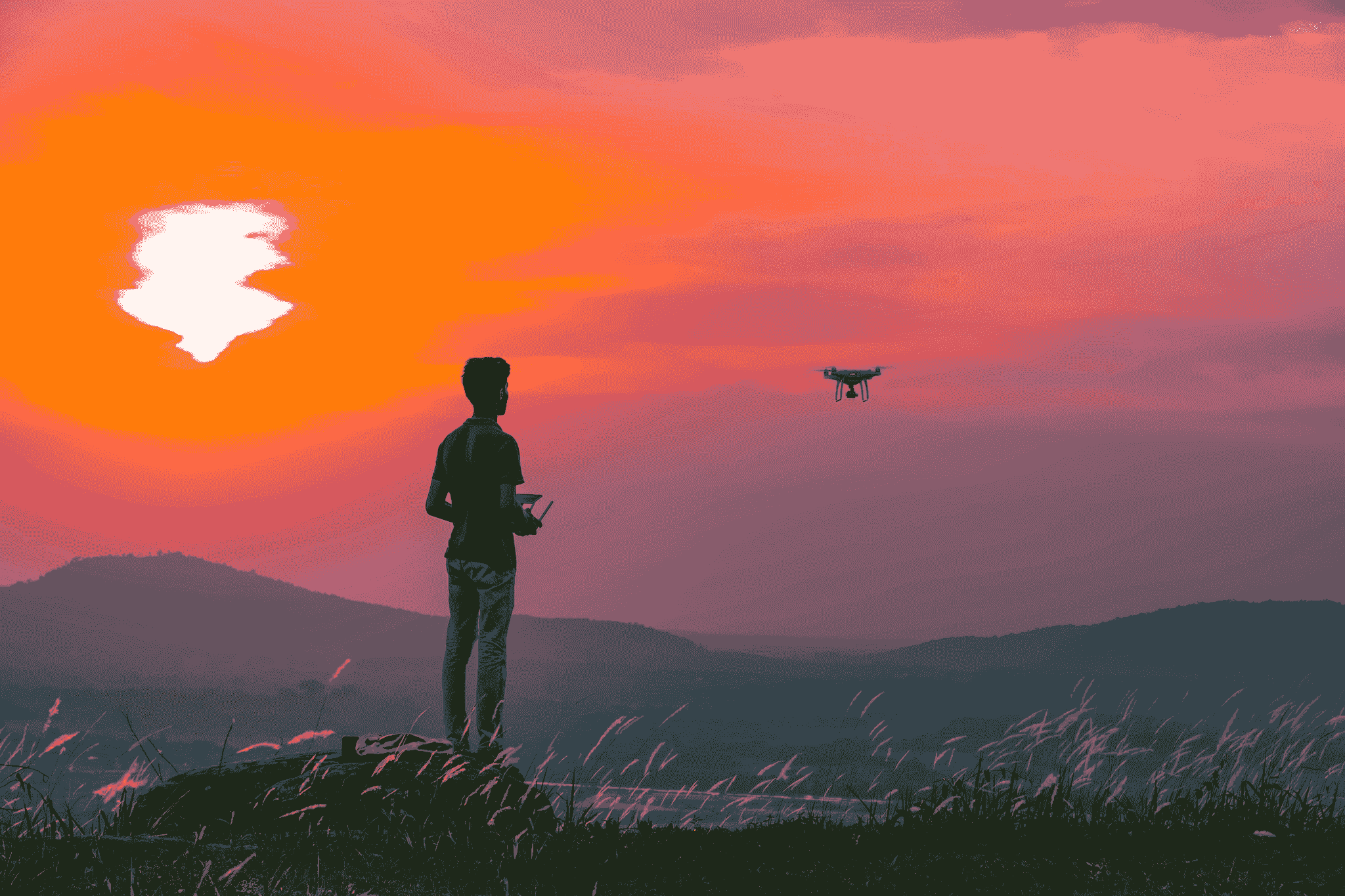 made in china products - professional-grade drone capturing breathtaking aerial photography