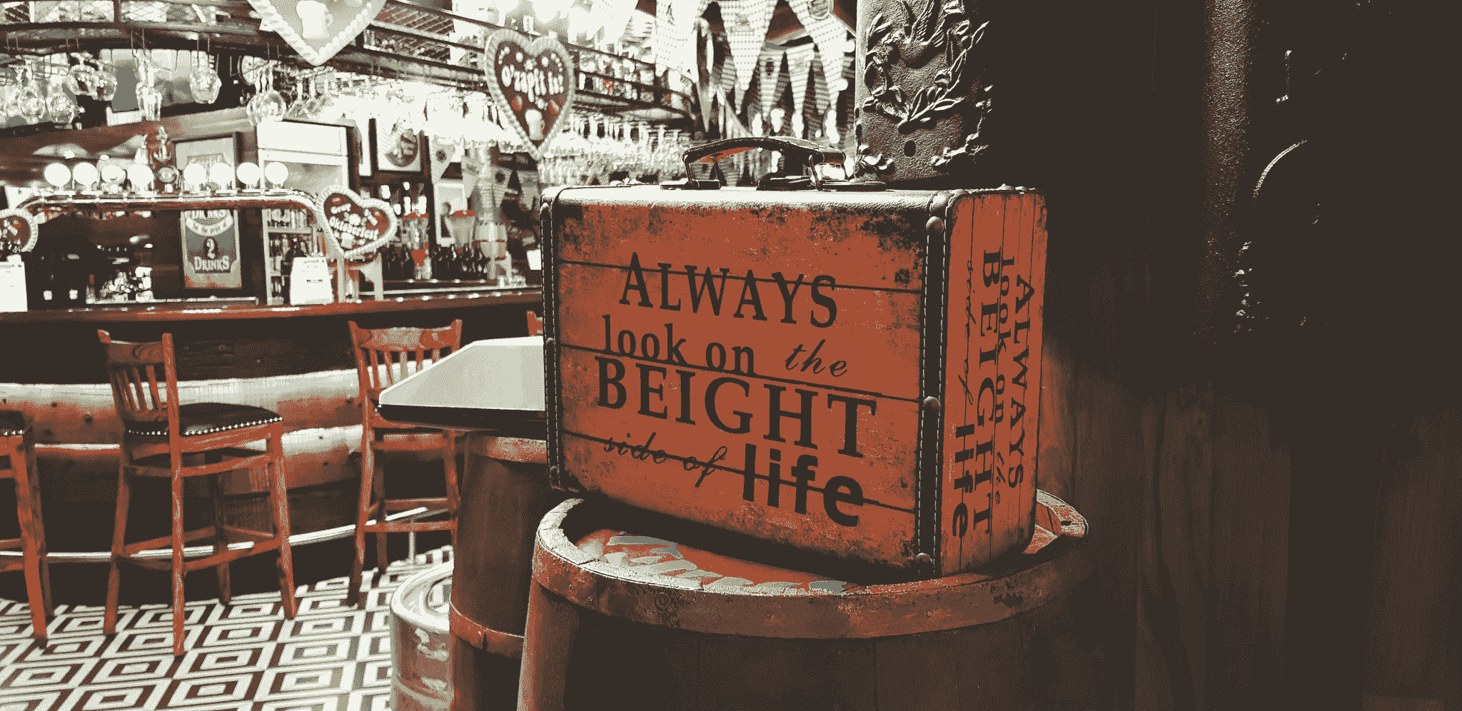 Unique upcycled shipping container bar