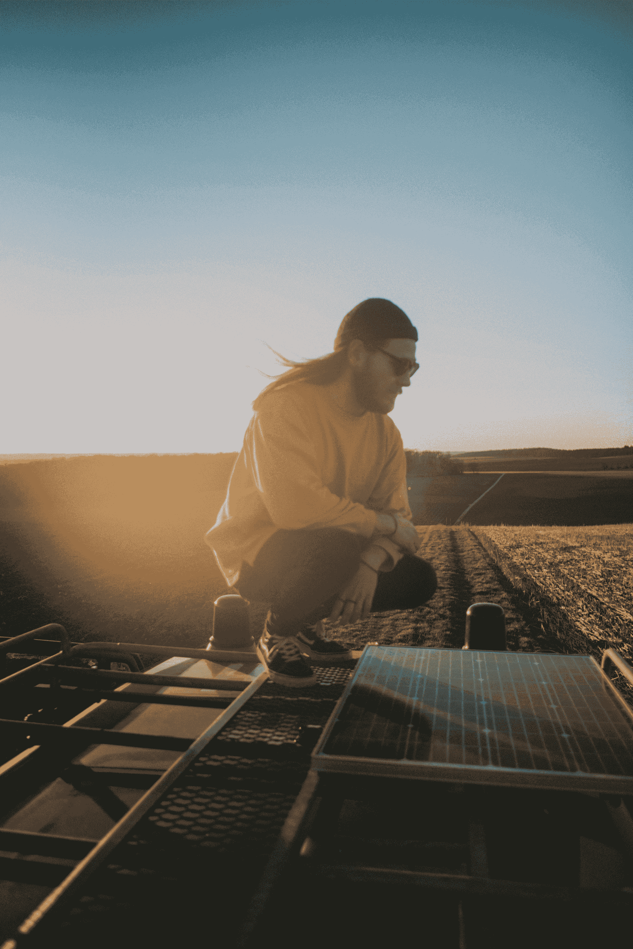 Inspecting solar panels during manufacturing process while importing solar panels from China