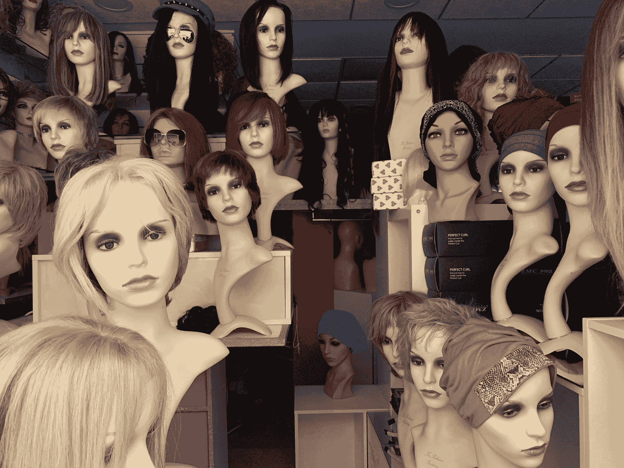 Various styles from leading large cap wigs manufacturers