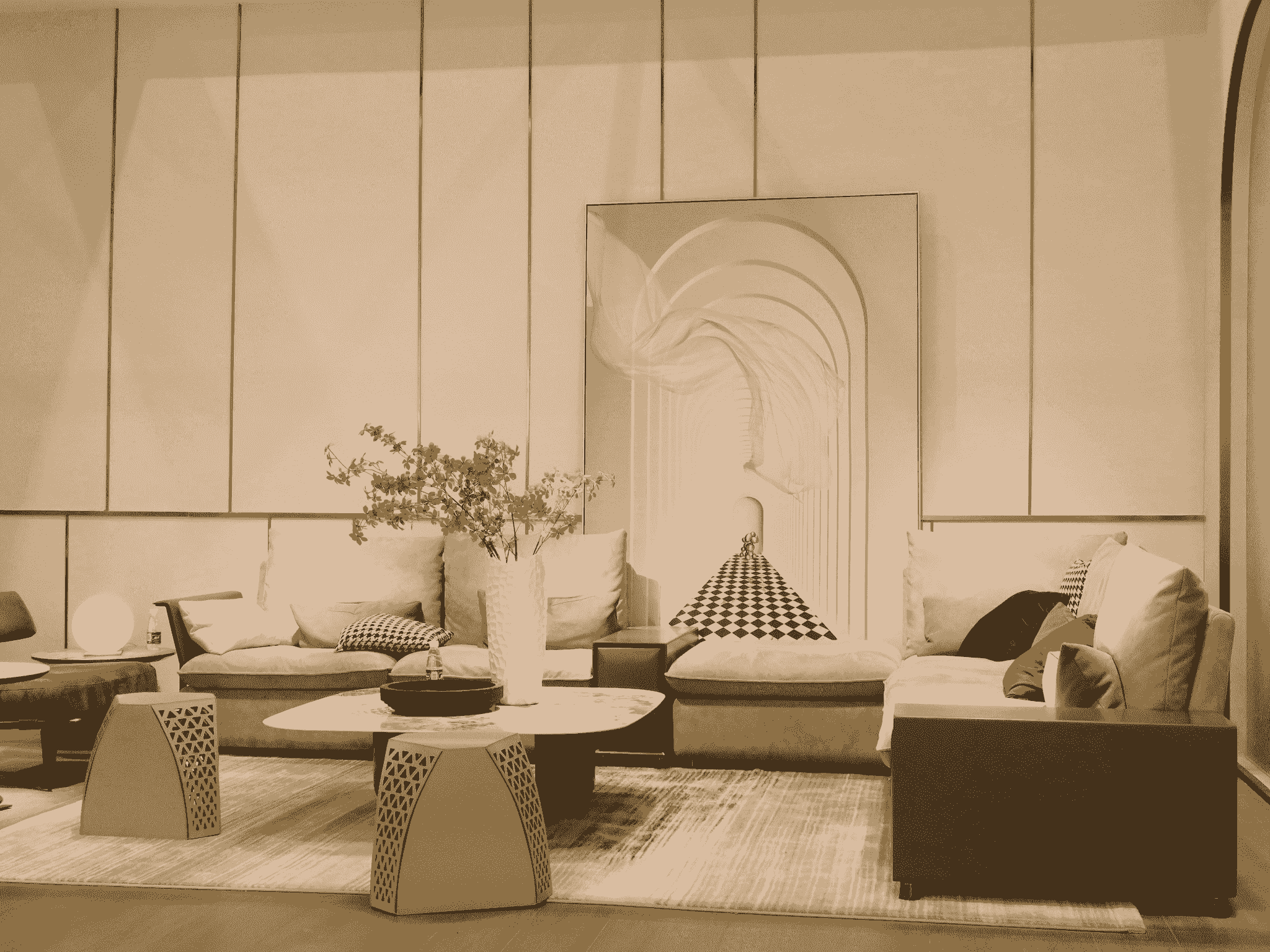 Traditional Chinese Furniture Mixed with Modern Decor