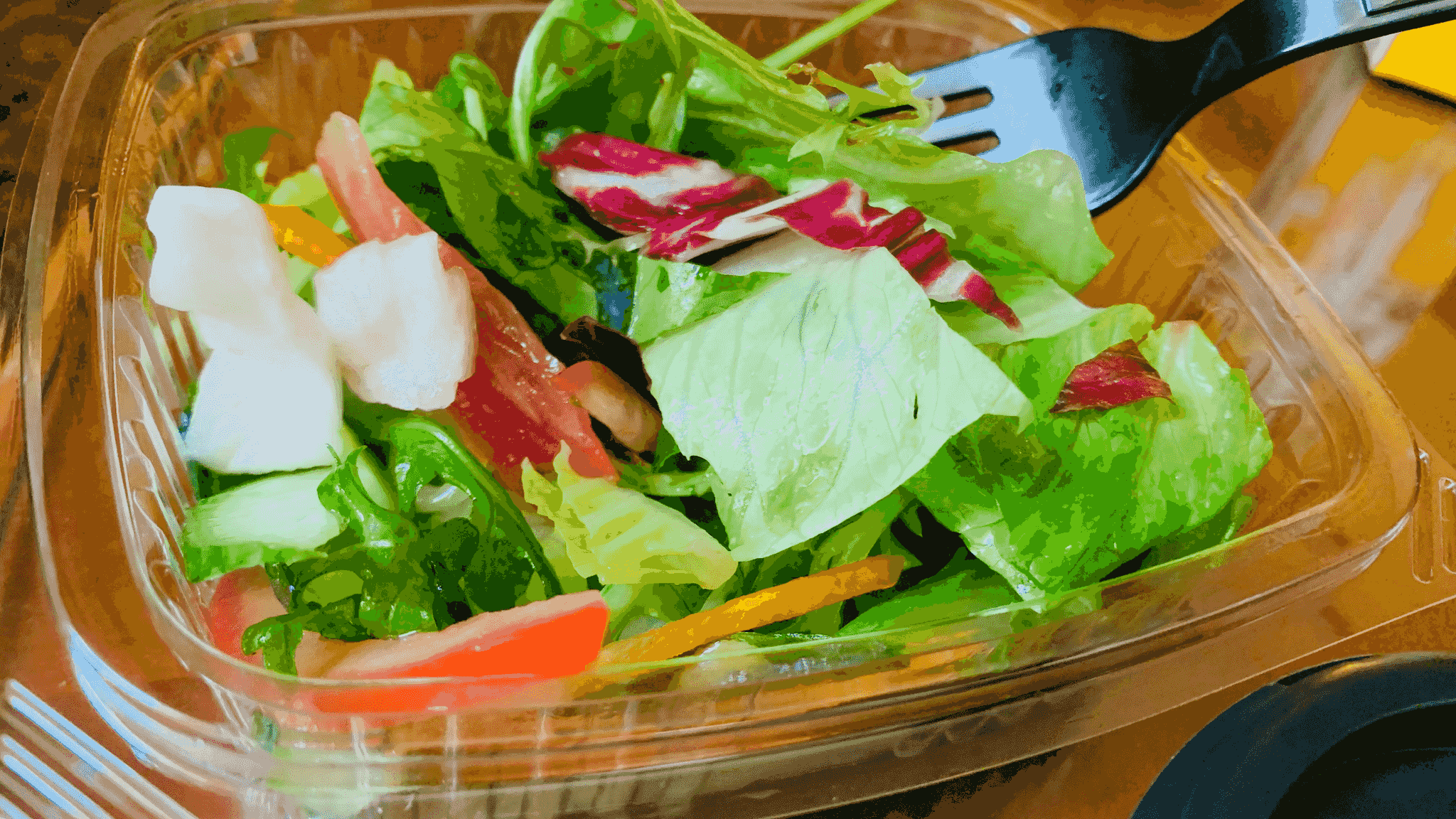 compartment to go containers showcasing vibrant salad ingredients