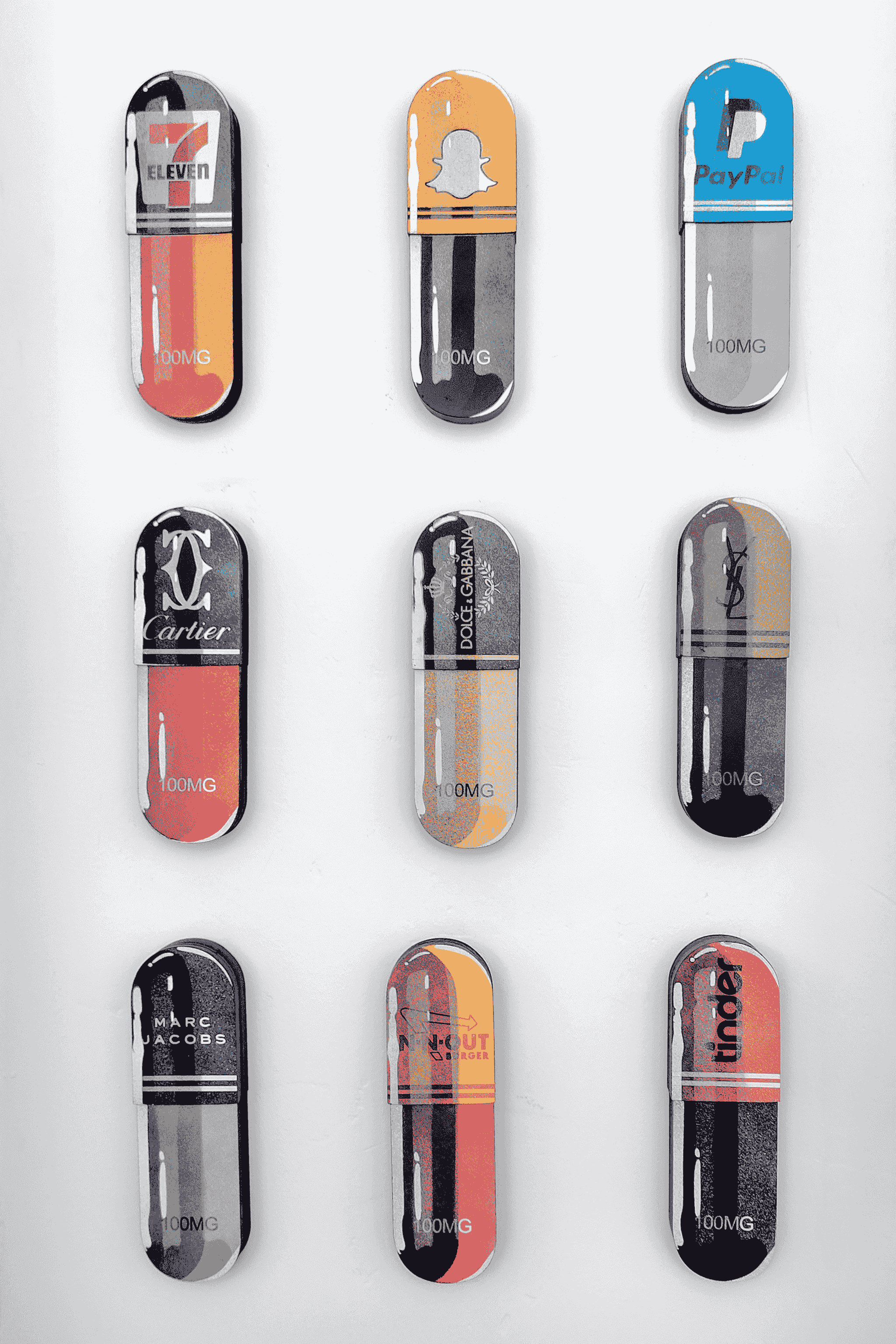 diverse types of capsule container showcasing designs