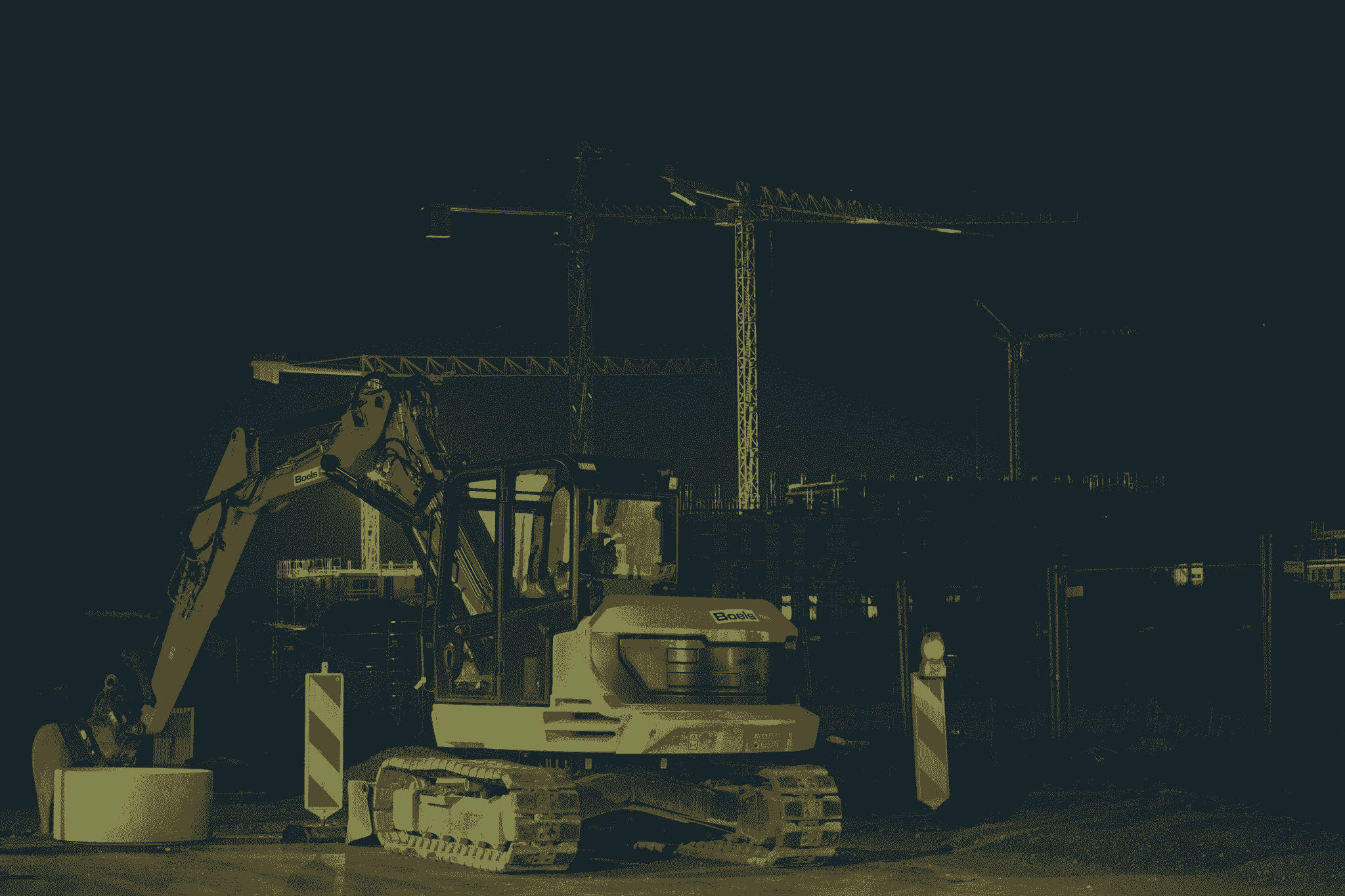 heavy equipment inspections conducted by expert at construction site