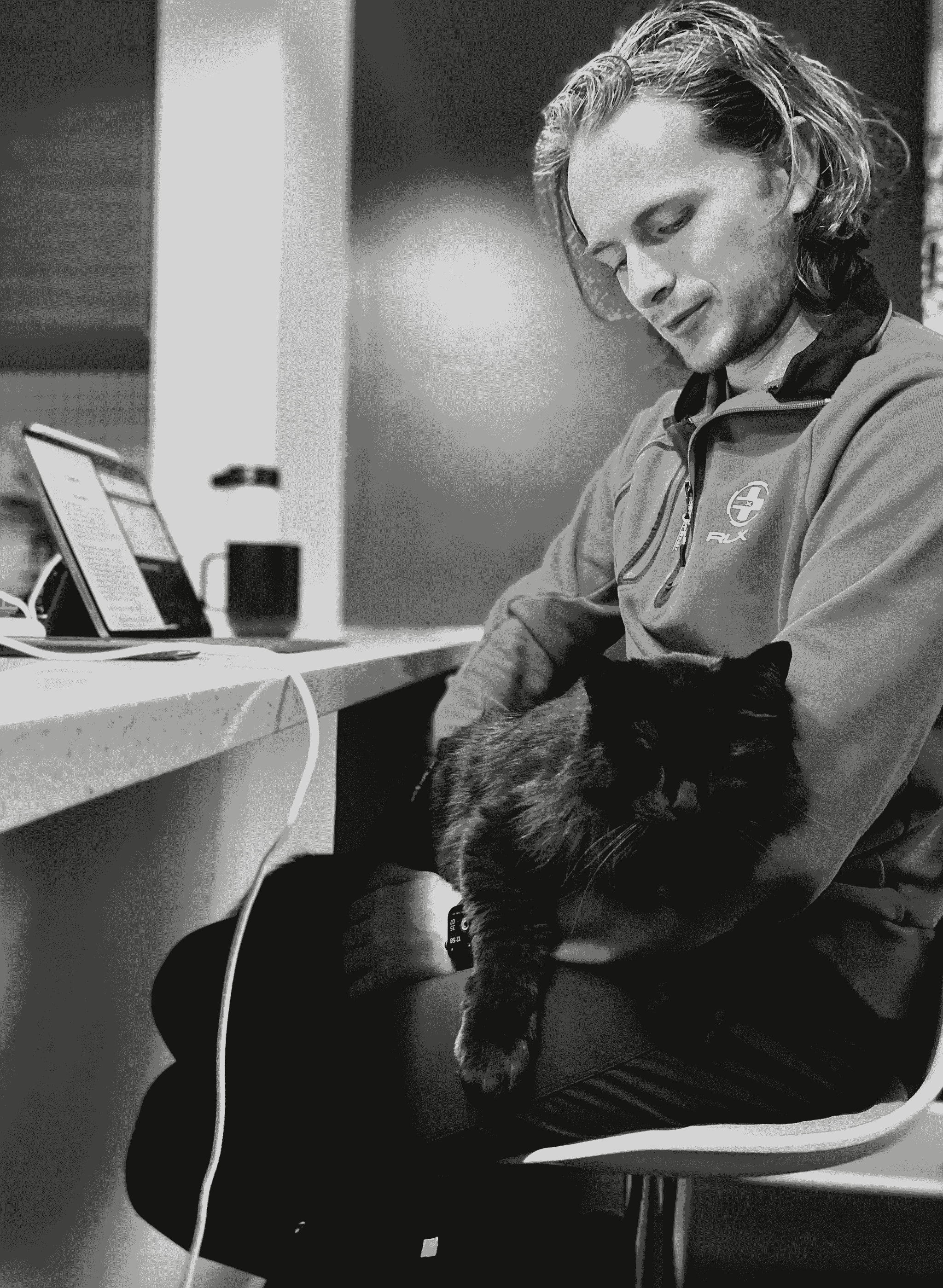A pet owner visiting a vet with their pet
