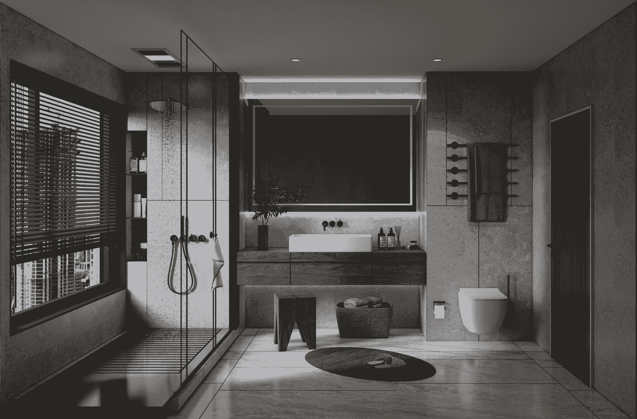 Luxurious Modular Bathroom Design
