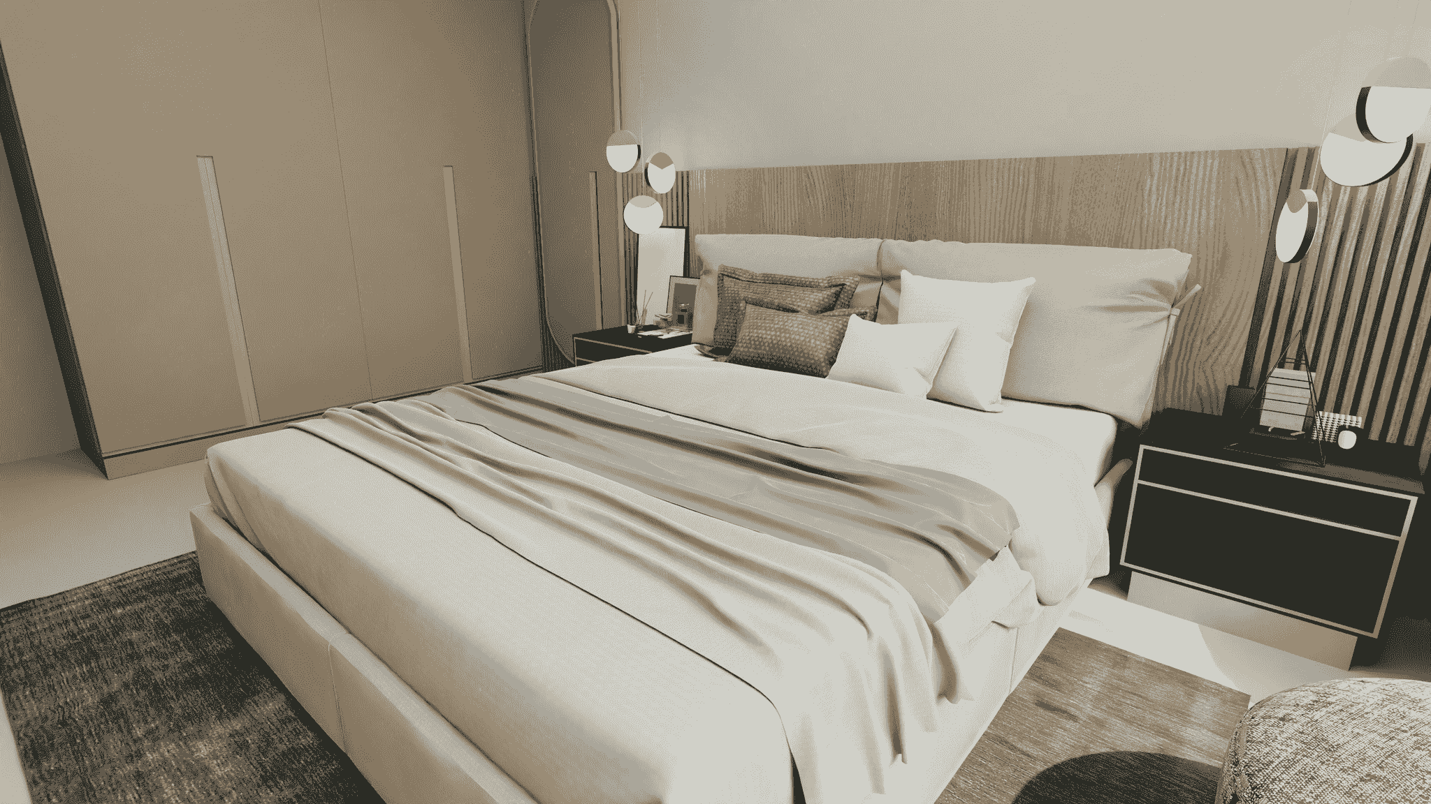 Hotel manager choosing wholesale hotel supplies