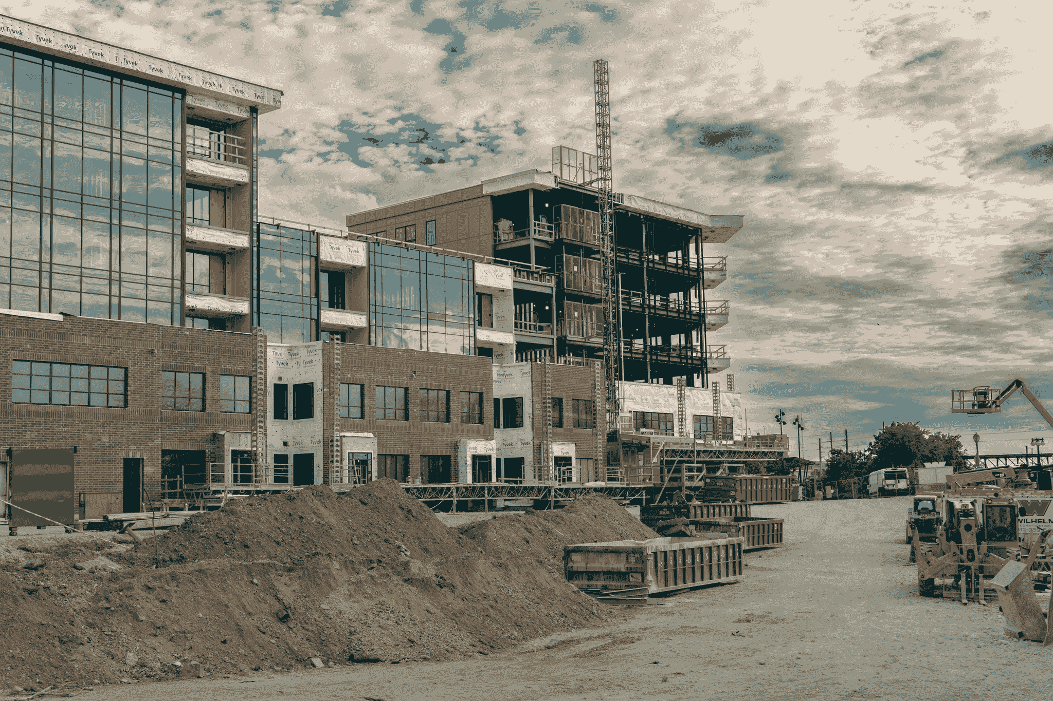 quality control in civil engineering at an active construction site
