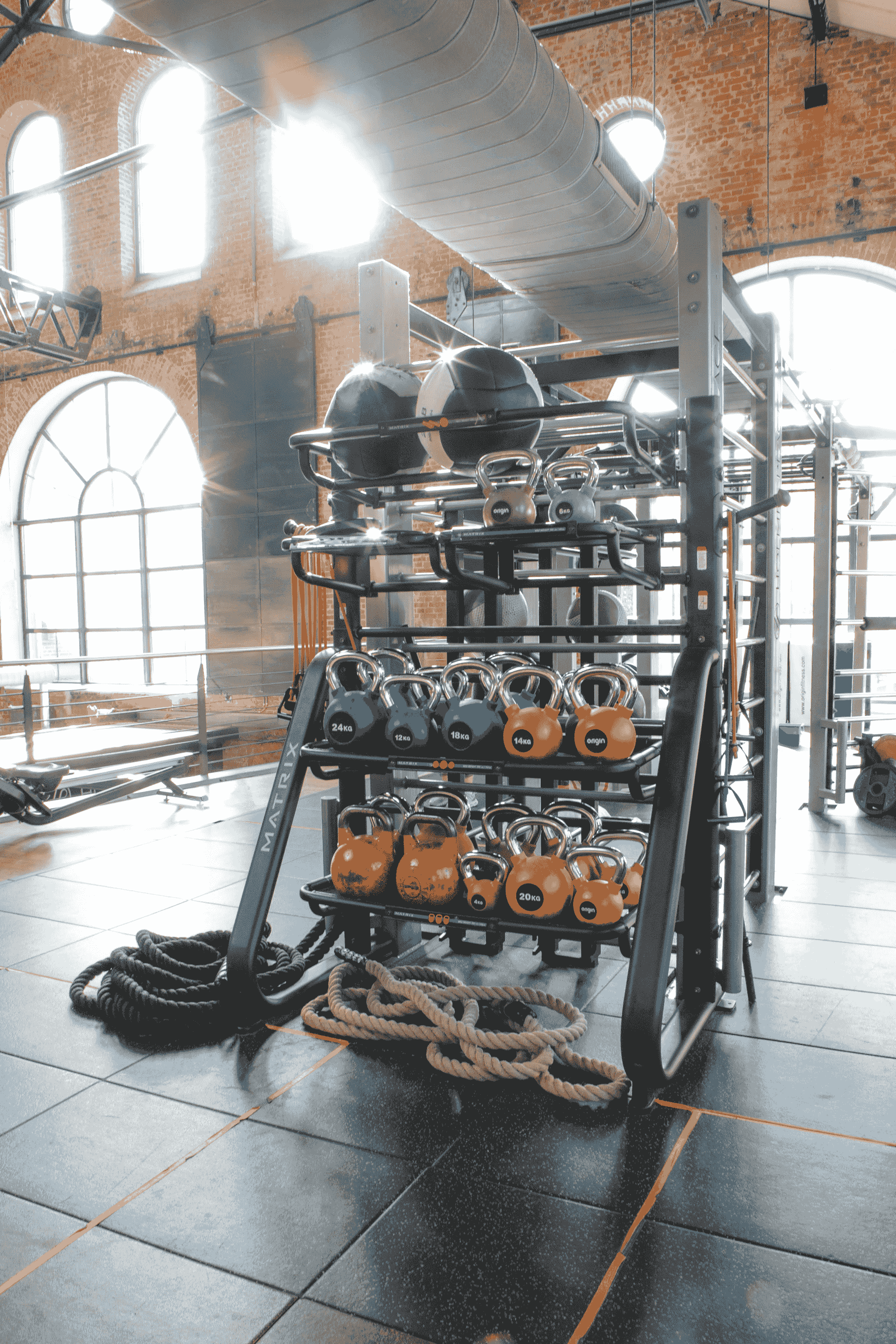 Warehouse showcasing diverse wholesale fitness products available at SSOURCING INC.