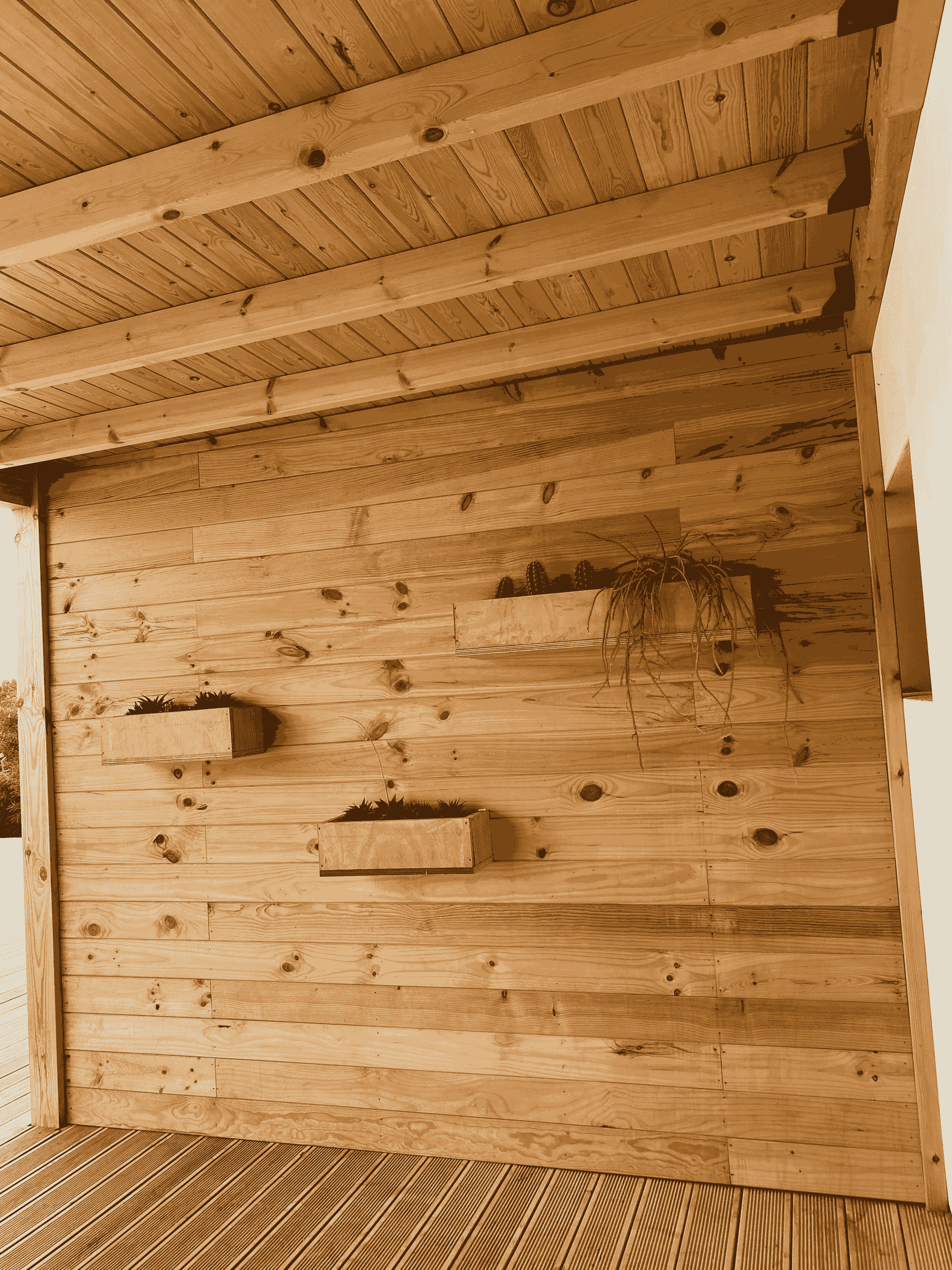 wpc wall panel enhancing outdoor living space