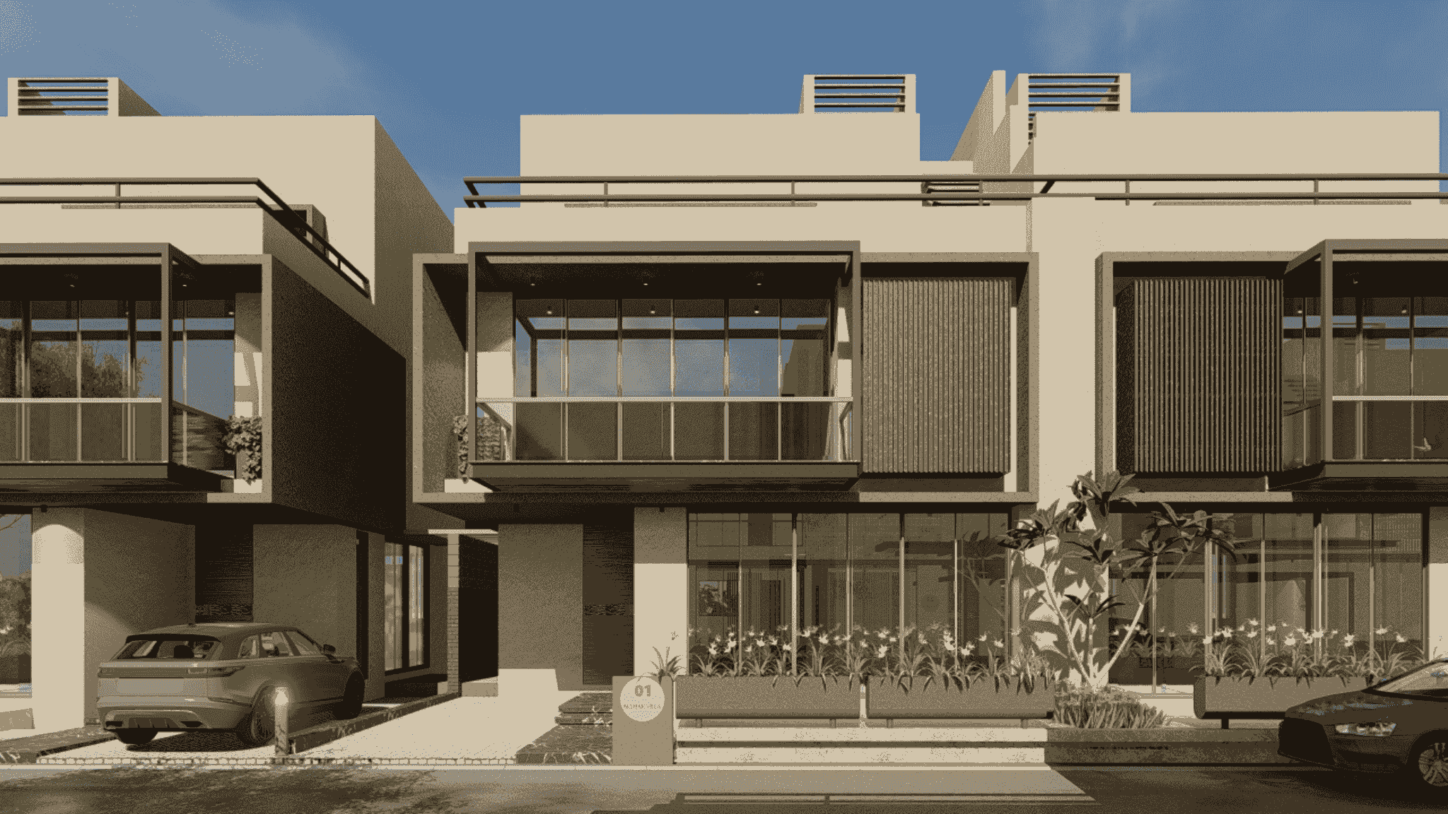 Famous modern modular townhouse designs