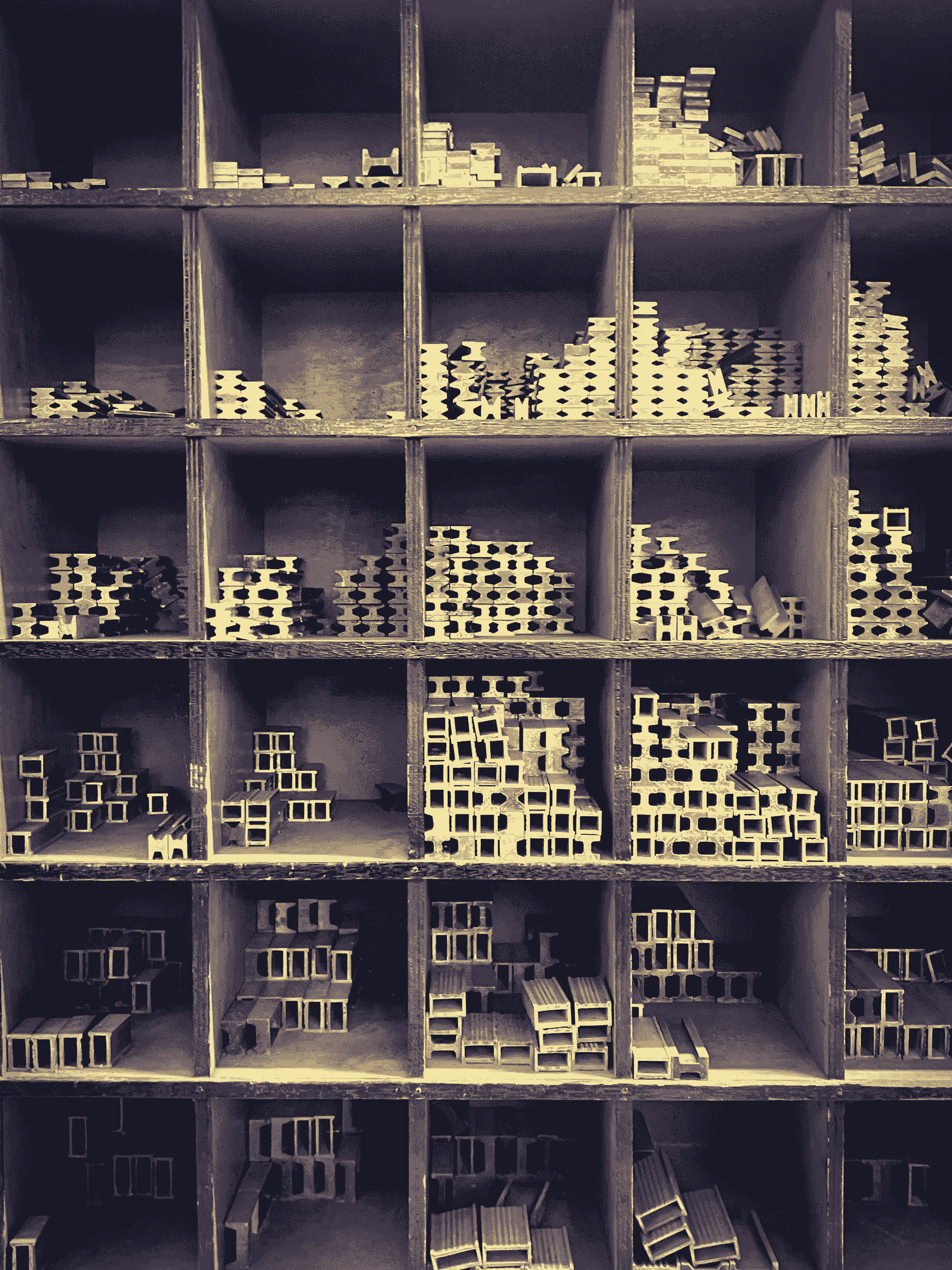 Colorful stacking folding container display
