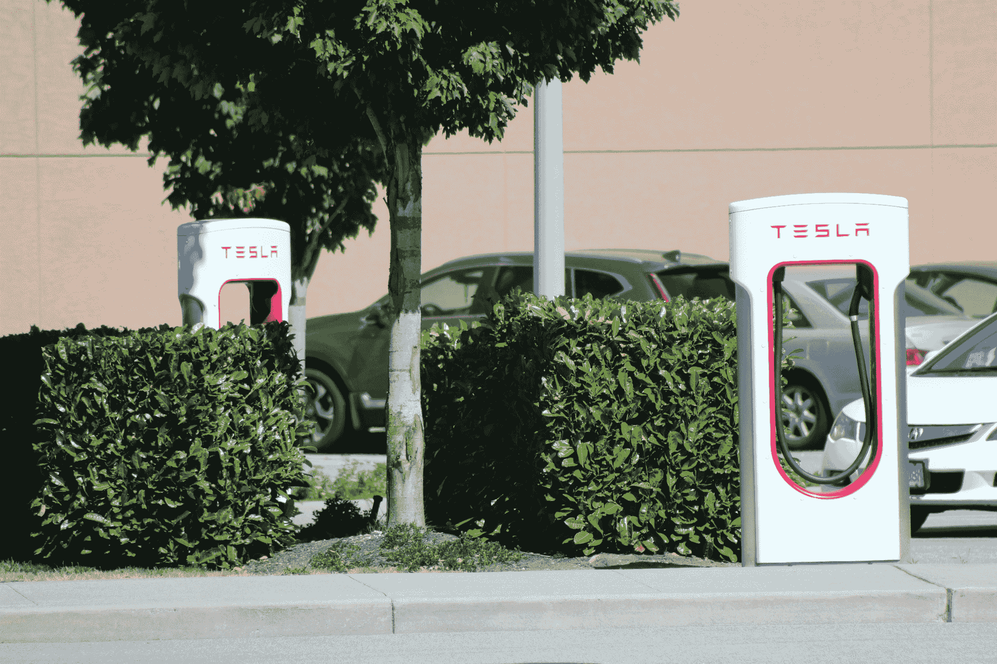 Electric Car Manufacturers List - Tesla Model S at Charging Station