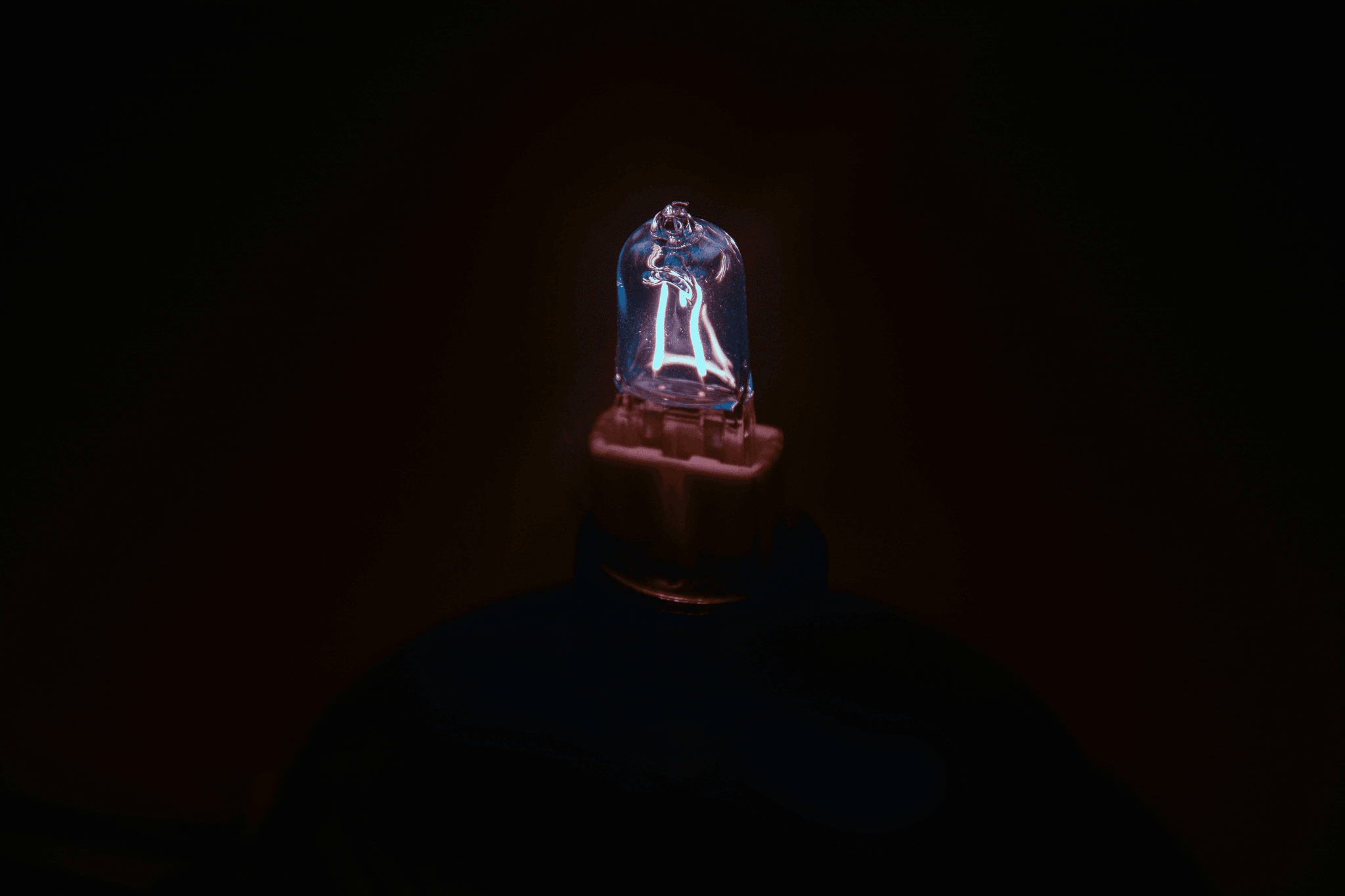 Illustration of modern LED light bulb manufacturing facility