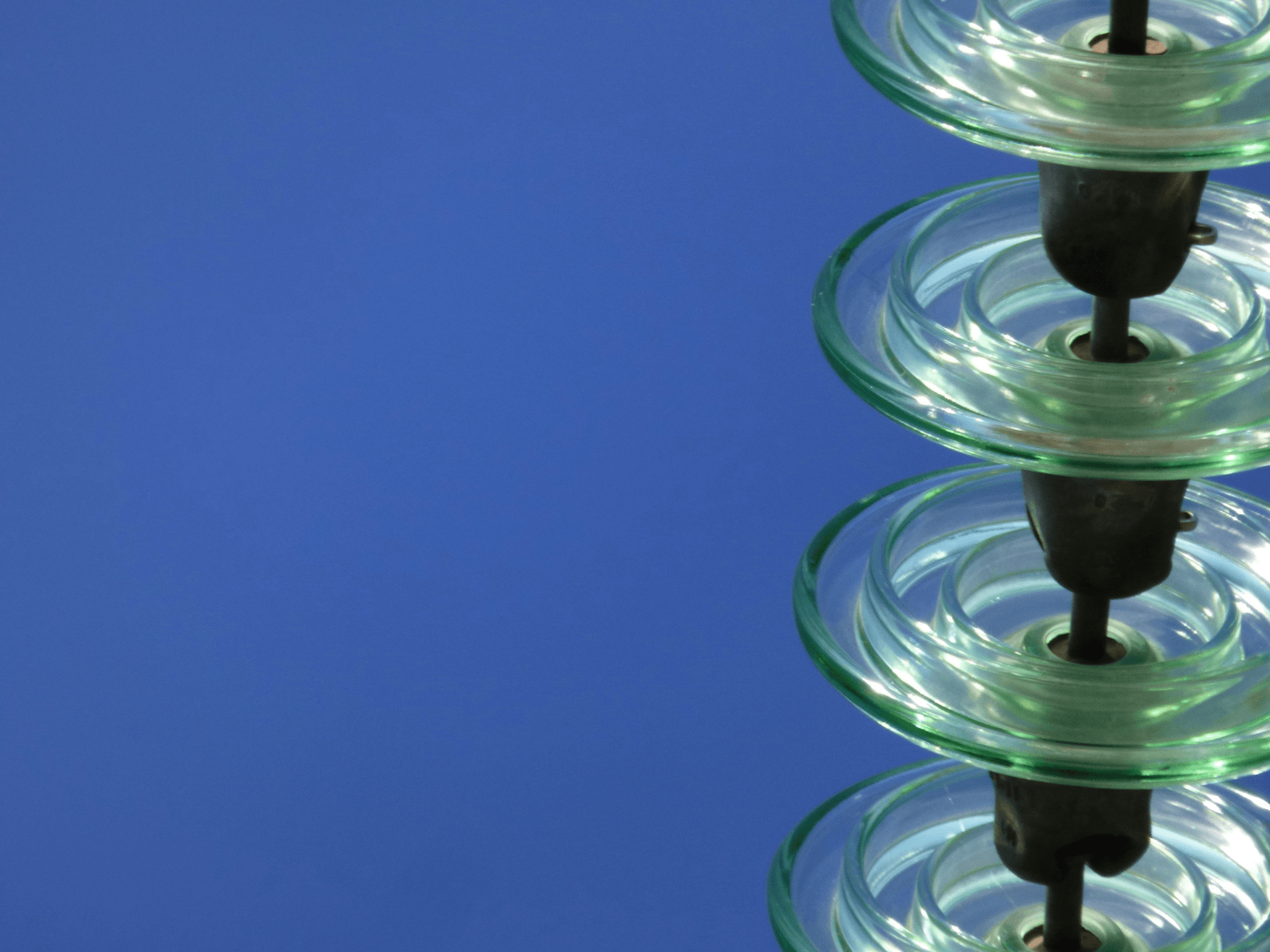 Different types of line insulation including porcelain and polymer options.