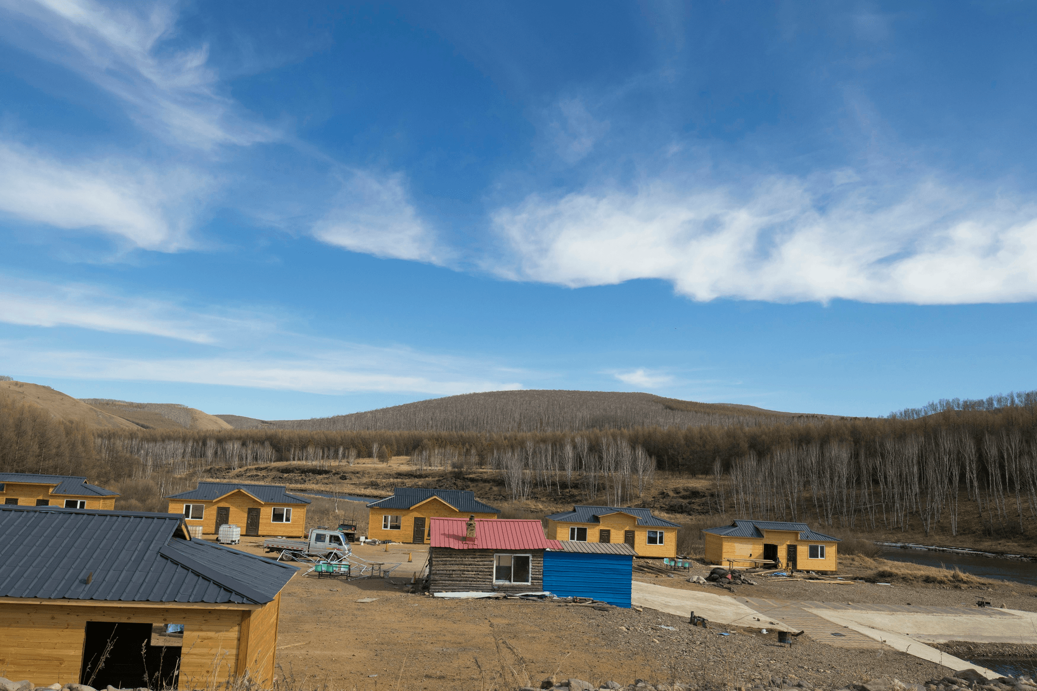 Map illustration of potential sites for prefabricated sustainable homes