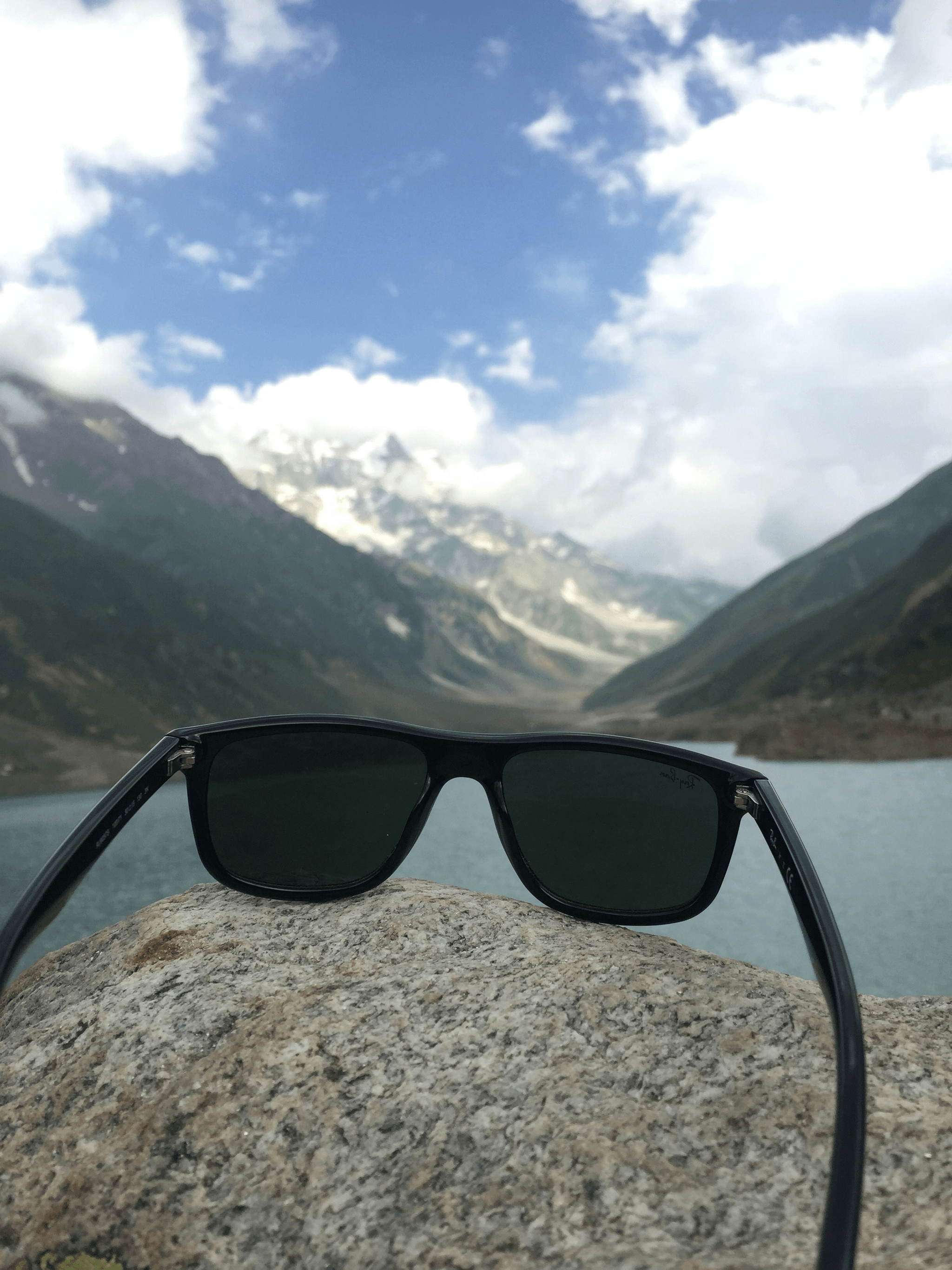 Different styles of clear mountain biking glasses