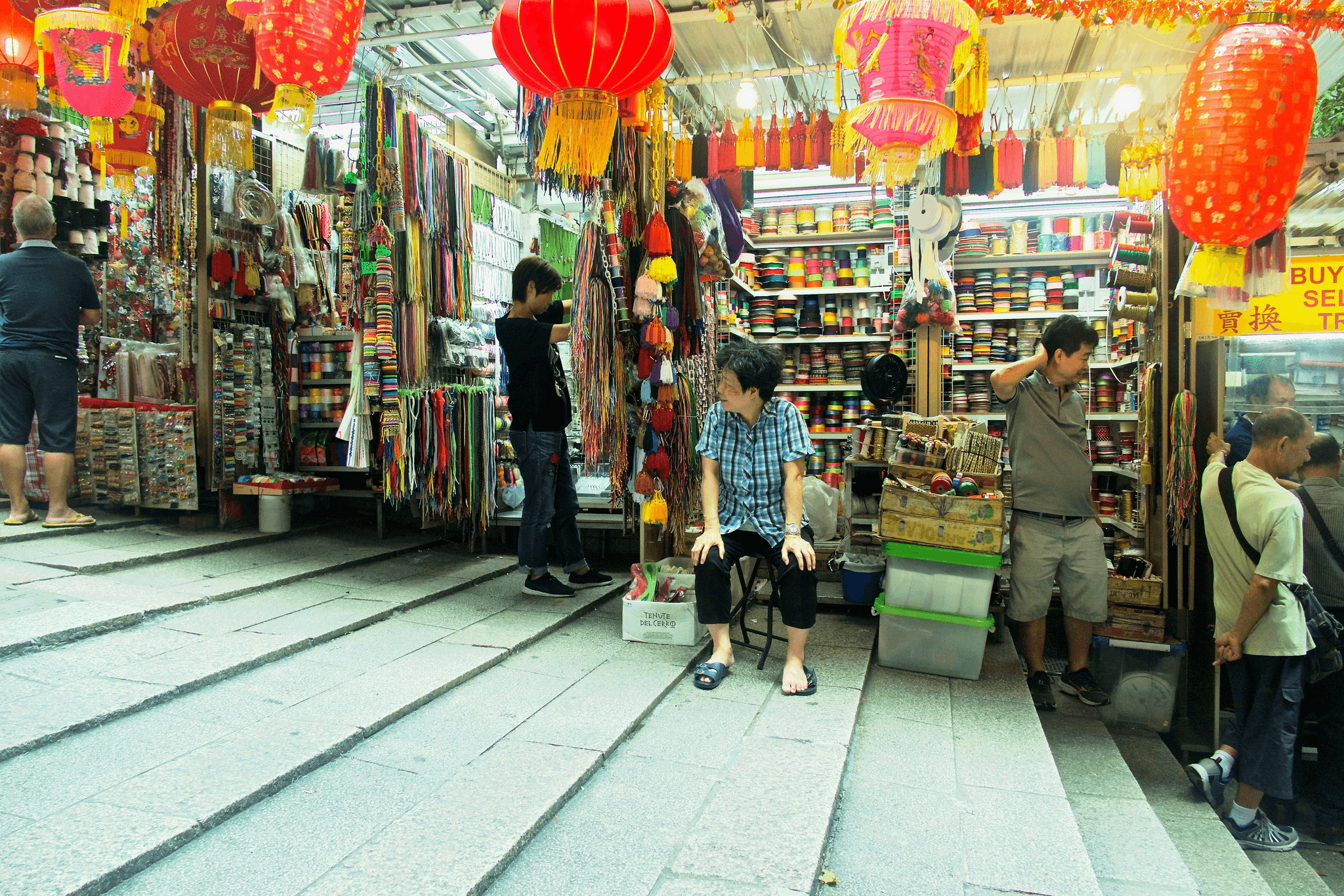 Vibrant yiwu sourcing agent marketplace bustling with activity