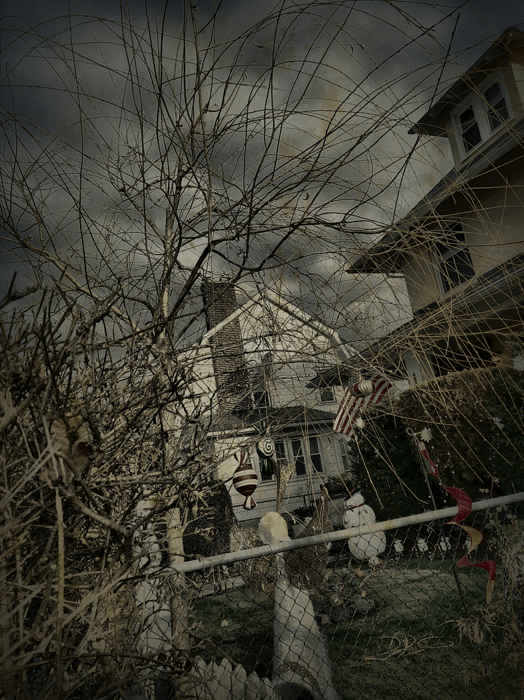 Experience thrilling scares at apple cabin haunted house.