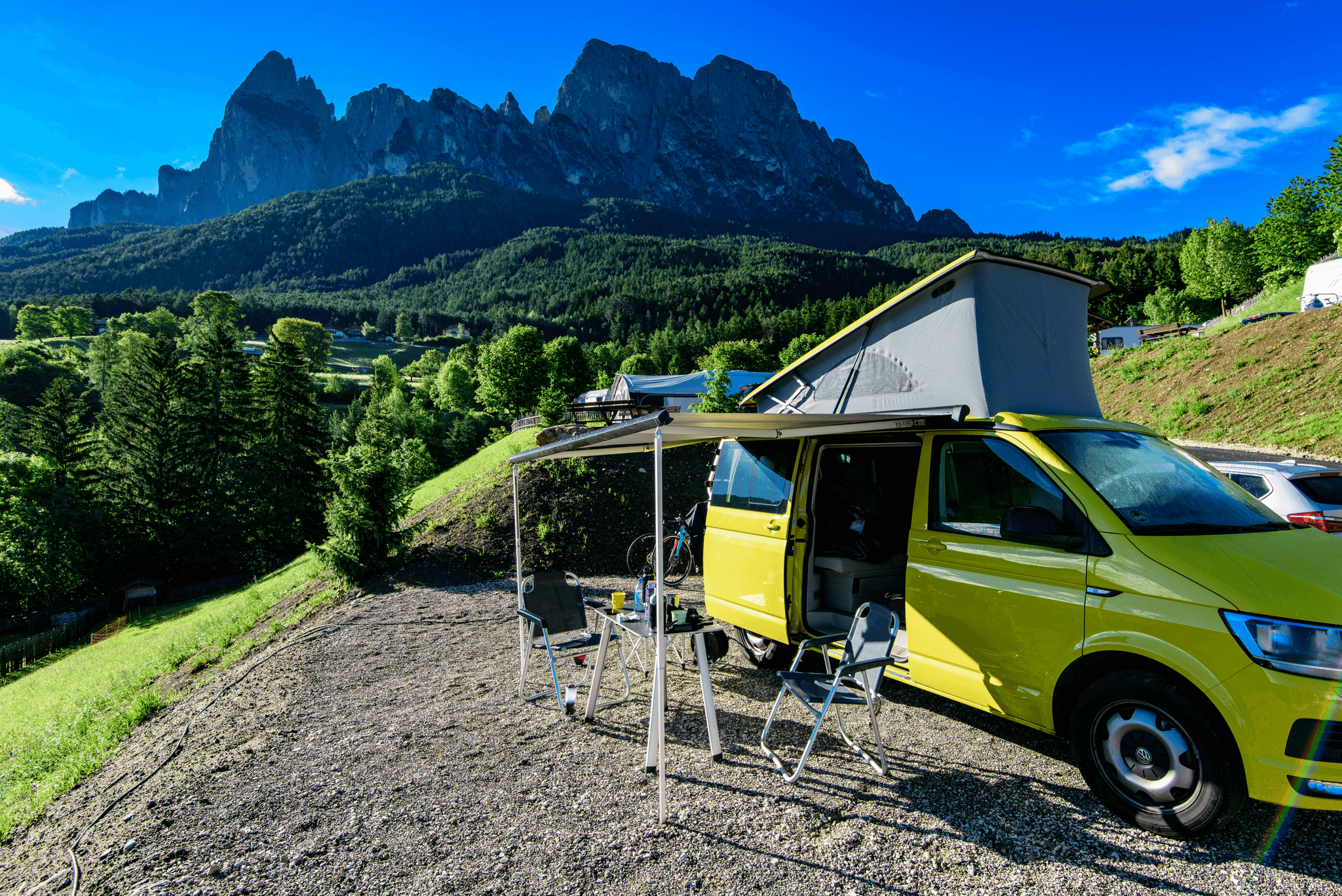 Temporary Housing on Construction Site - RV Camper