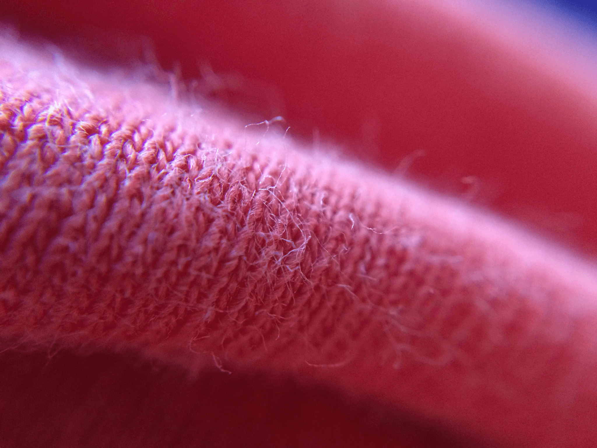 Yarn inspection setup showing surface defect analysis
