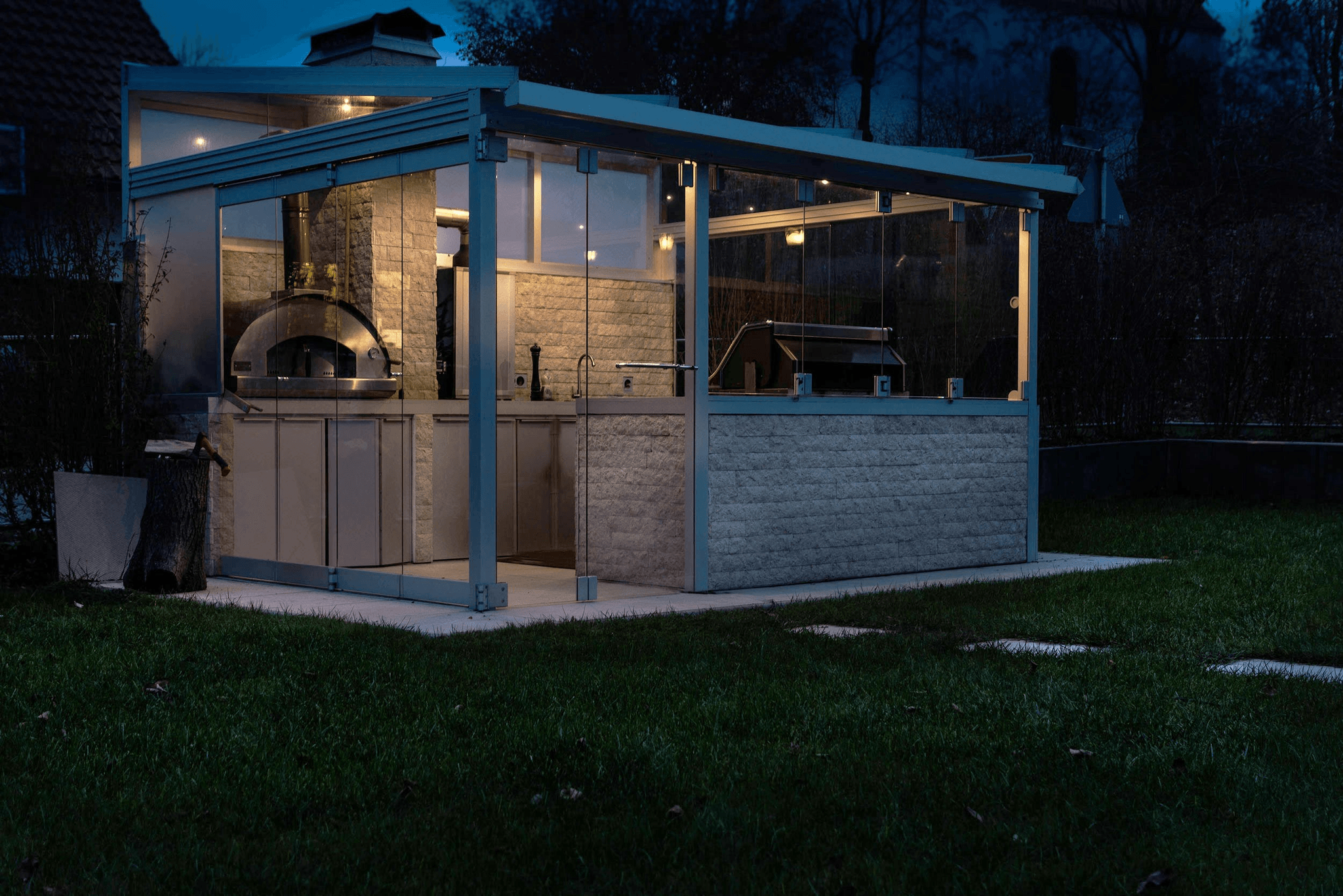 steel construction house design enhances modern outdoor living spaces