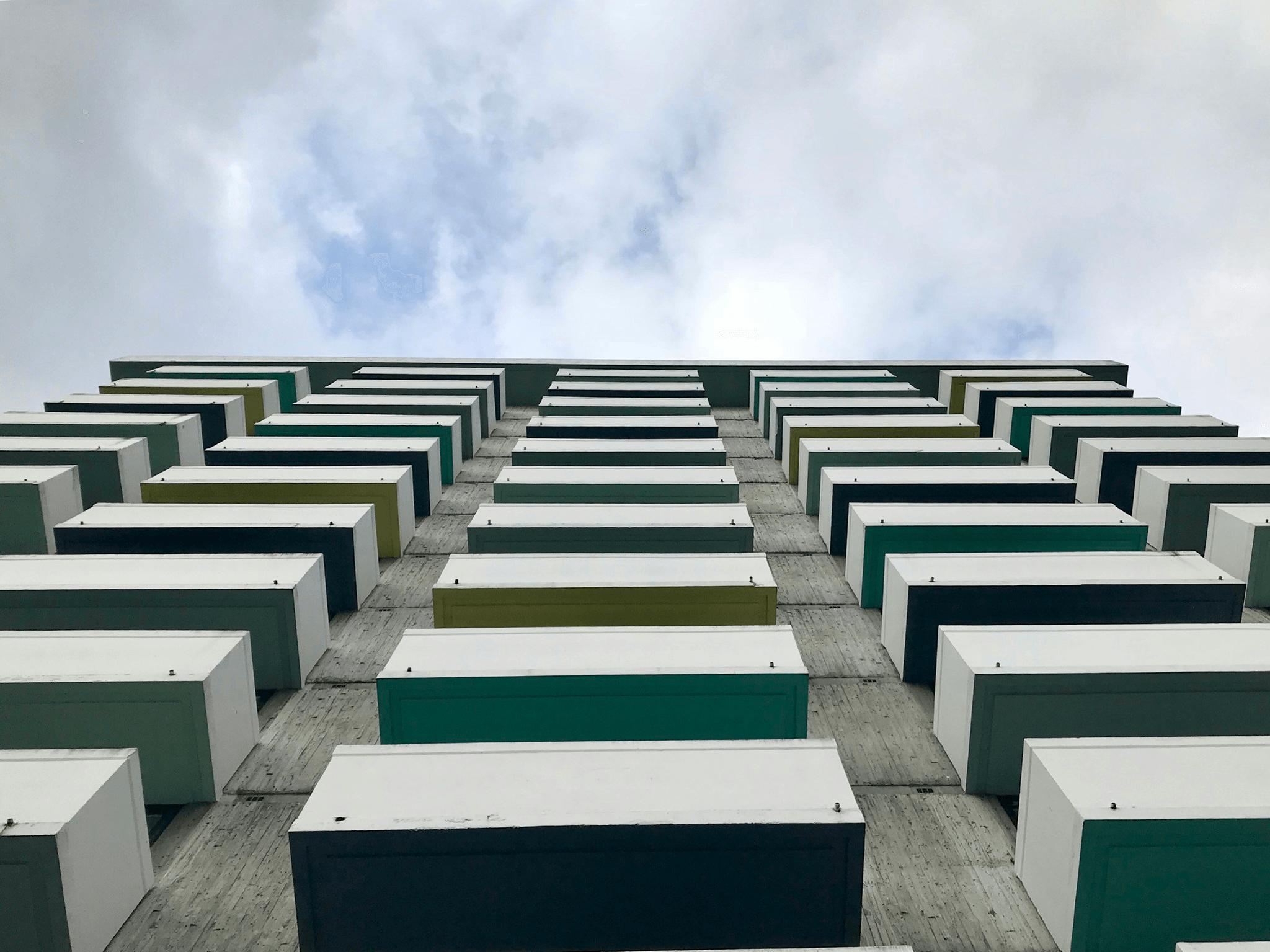 Futuristic flat pack container home design overlooking nature