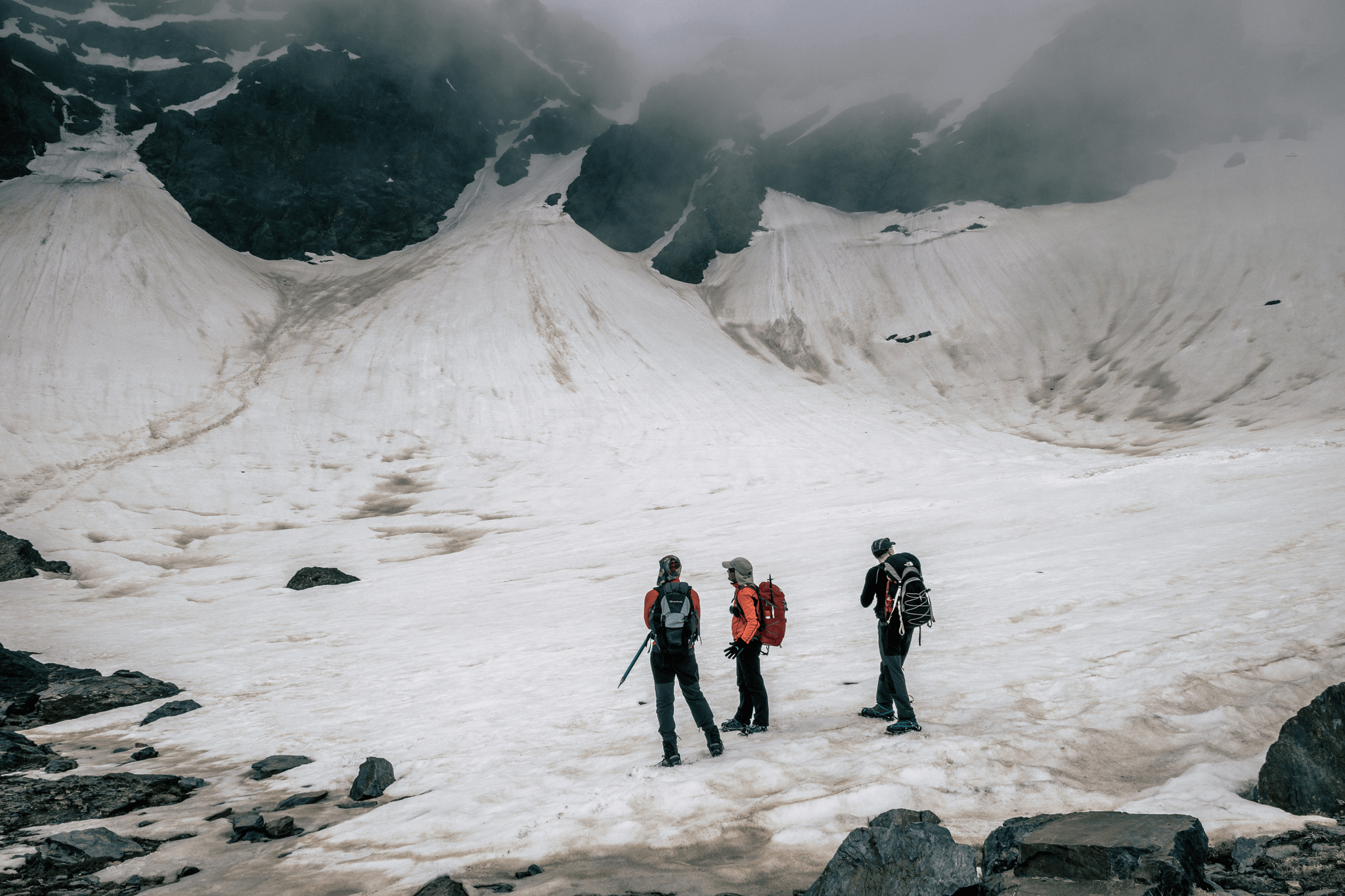Climbing Mount Everest in a snowstorm