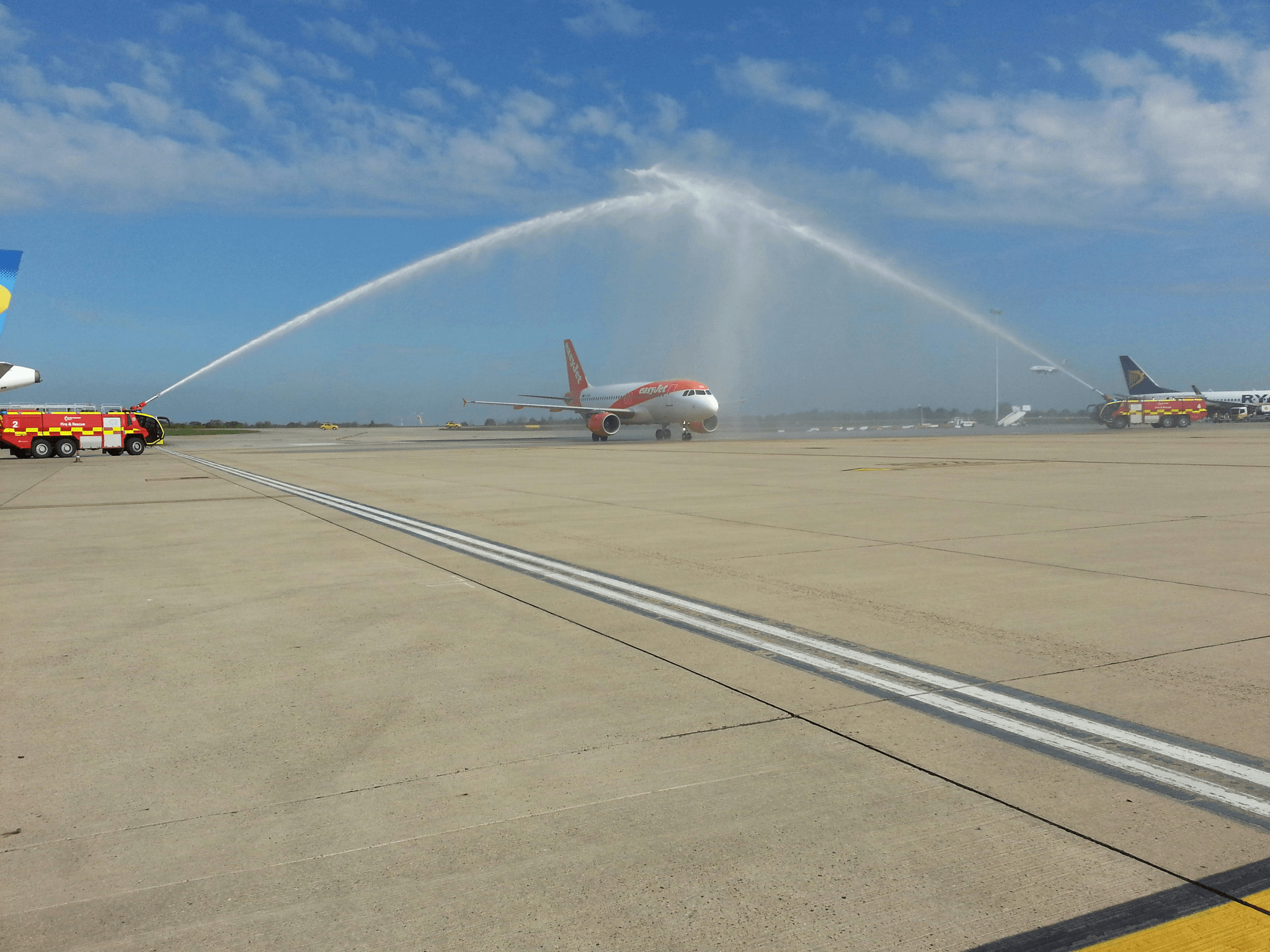 Efficient aviation fueling truck systems in action at an airport