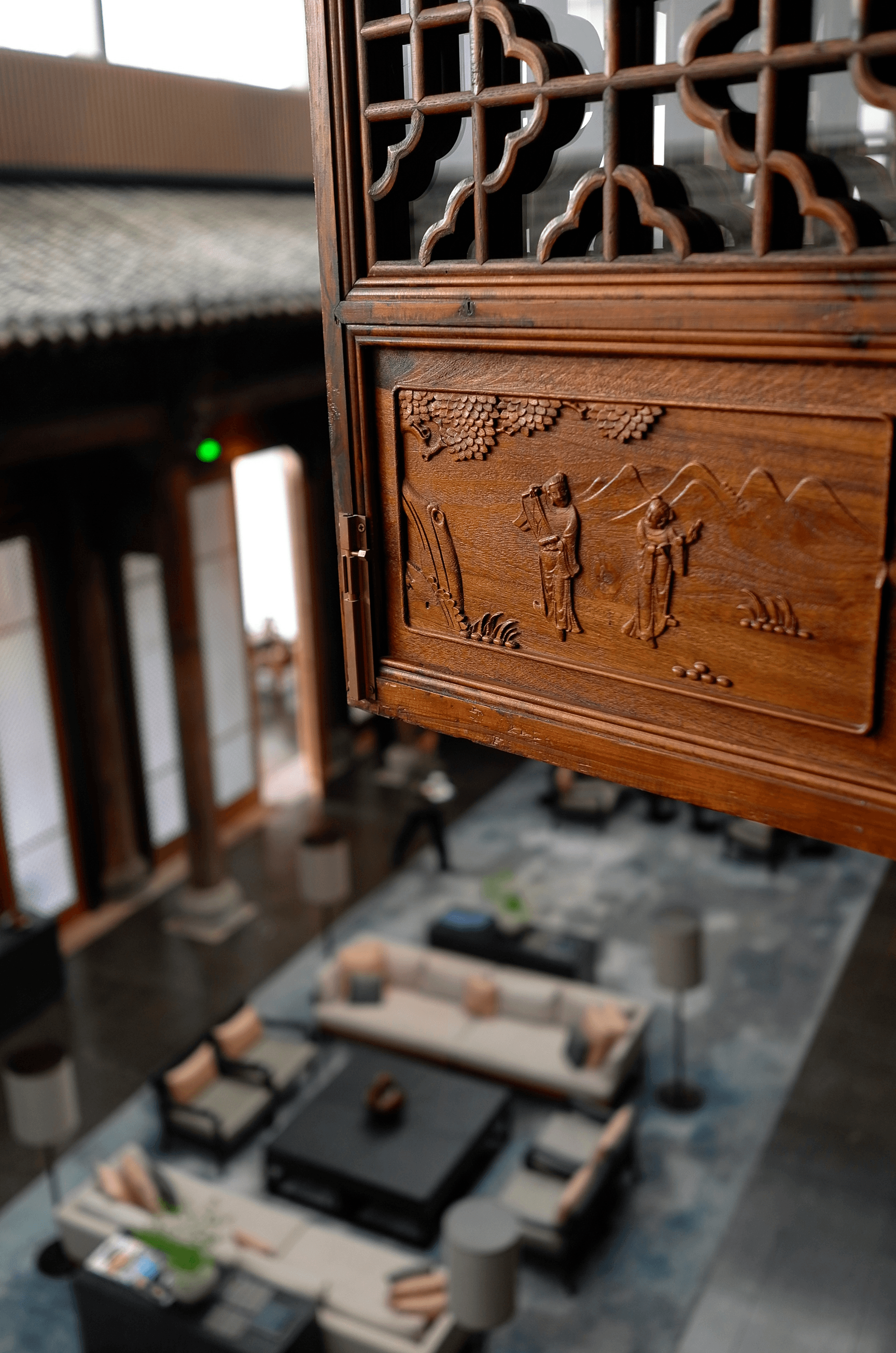 Elegant Ming Dynasty Inspired China Cabinet