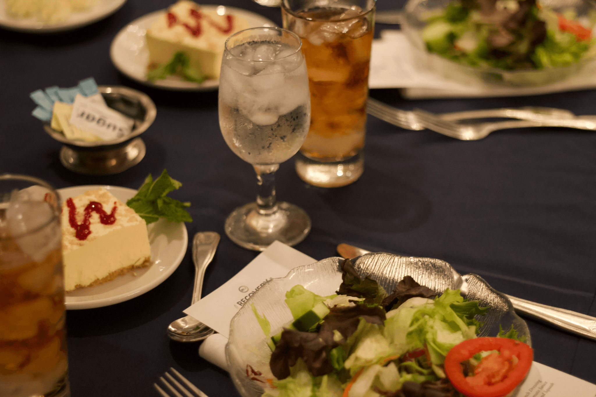 Stylish arrangement showcasing disposable compartment plates at an event