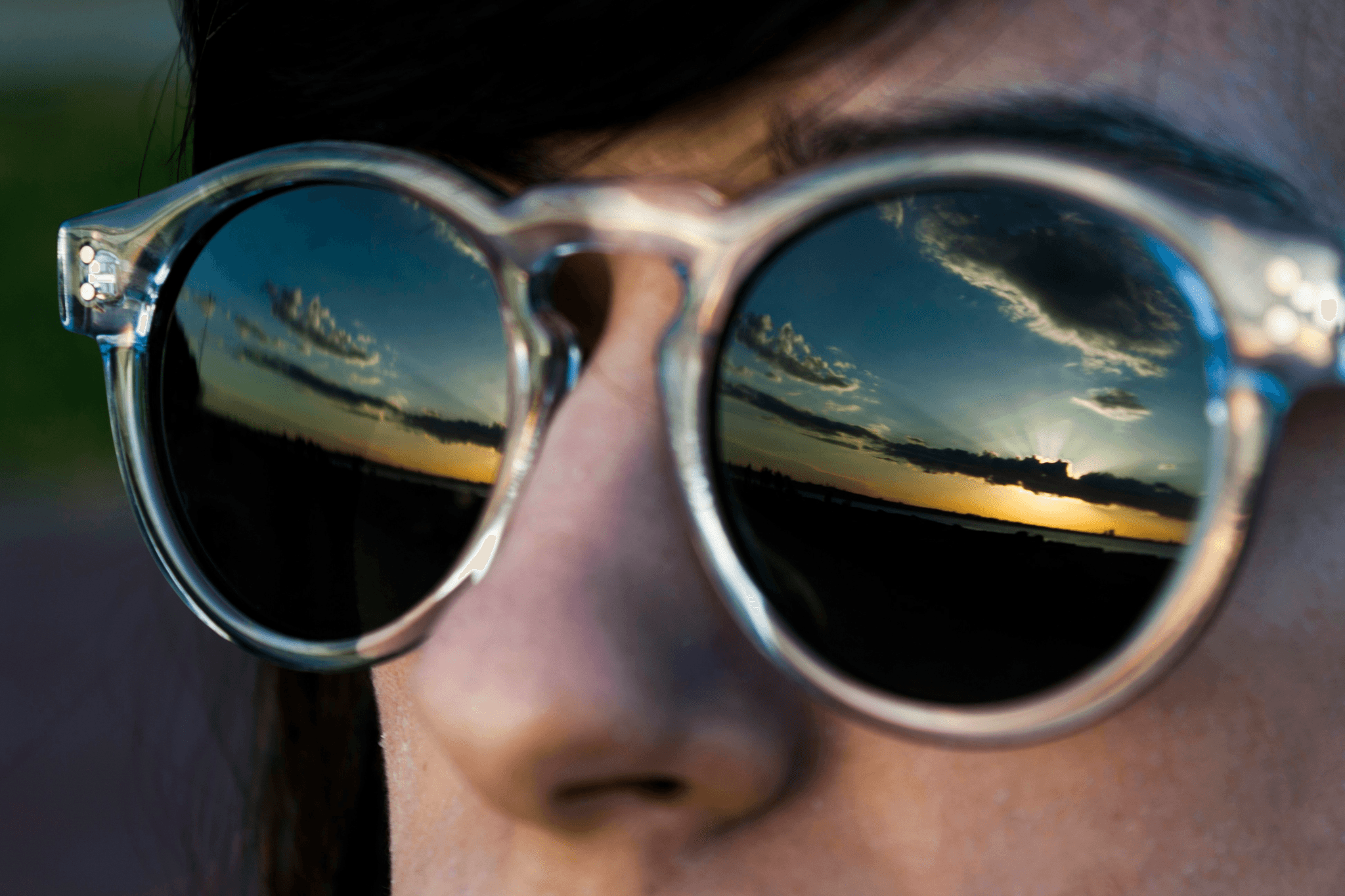 woman wearing category 4 sunglasses outdoors