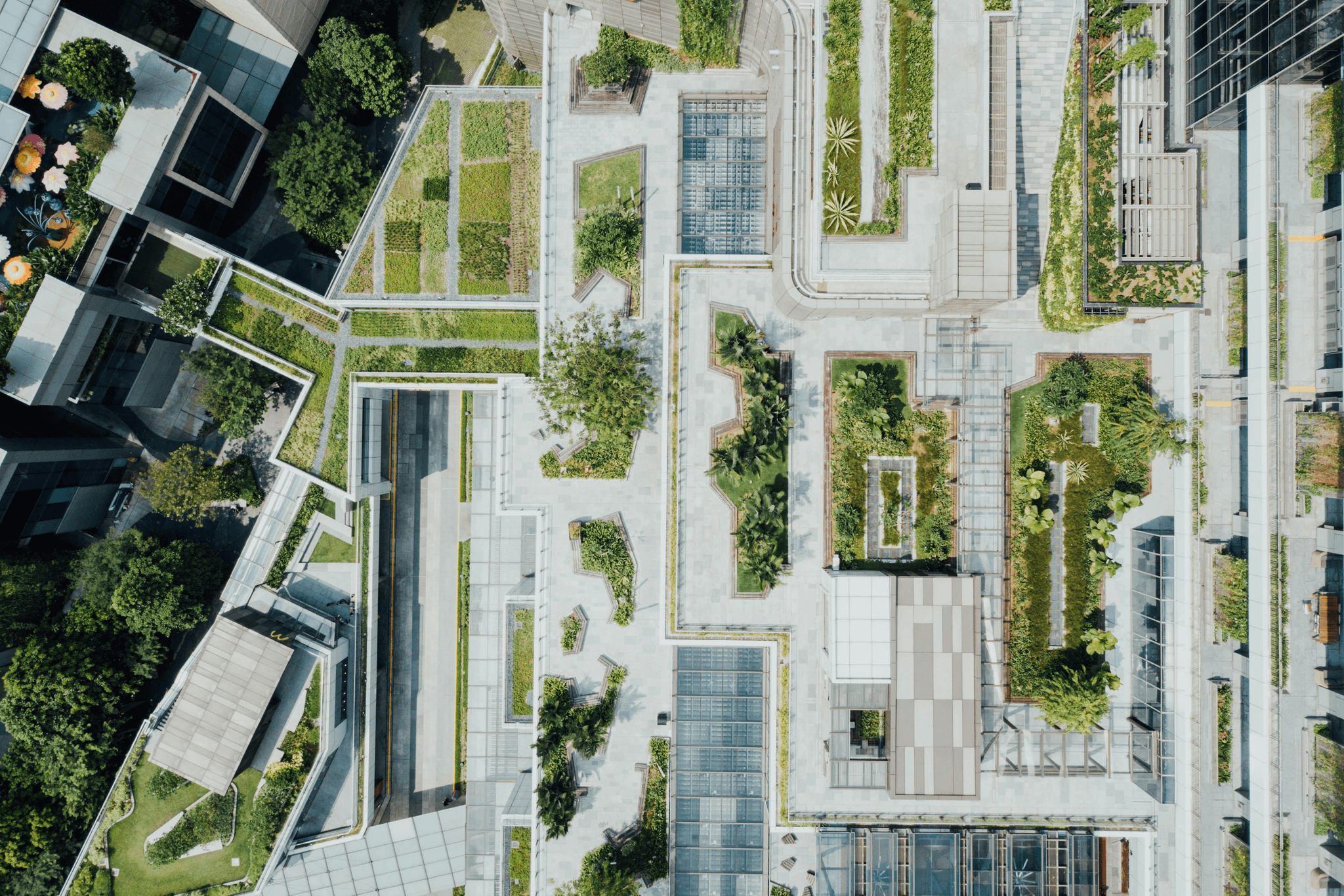 Future Living: A Vibrant Cityscape Embracing Sustainability