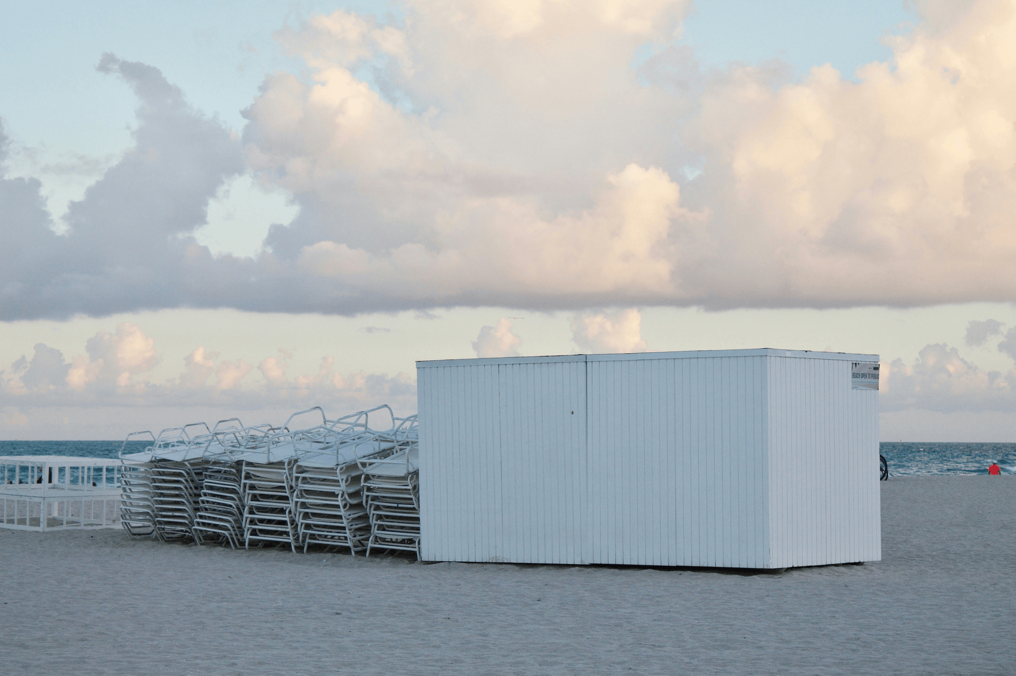 Stunning view of a shipping container beach house by the ocean