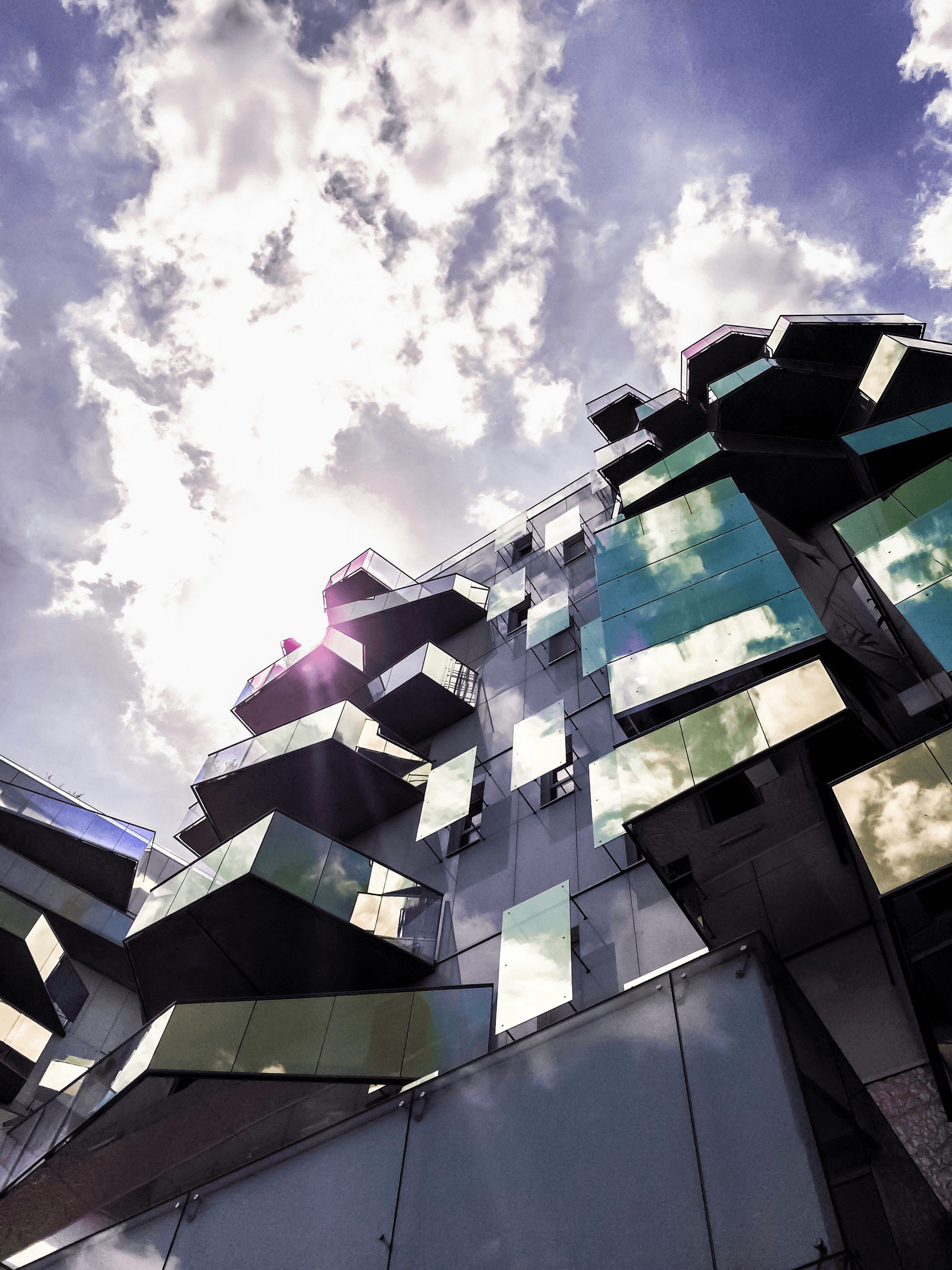 prefab retail buildings featuring modern architecture