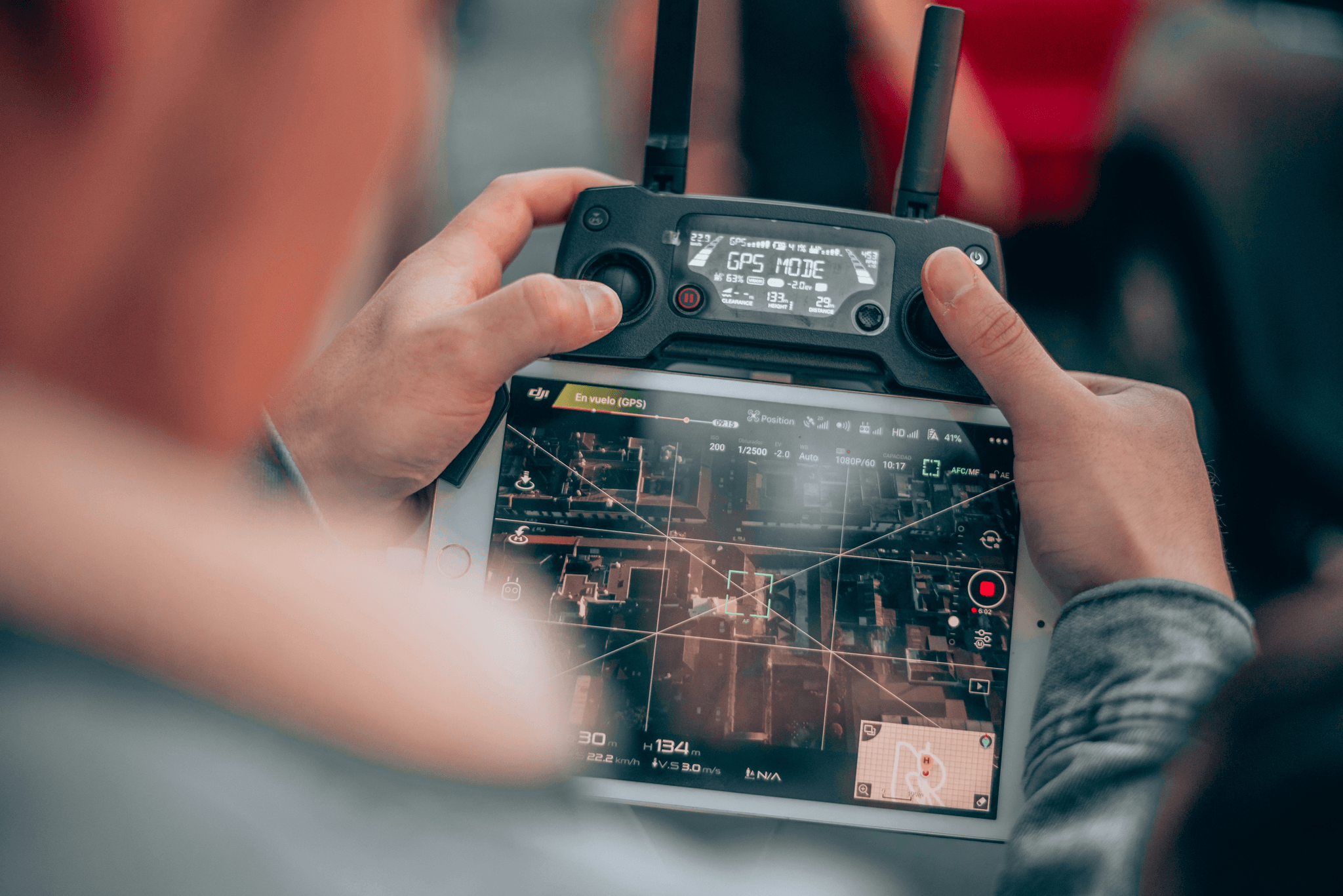 monitoring drone tracker in urban environment