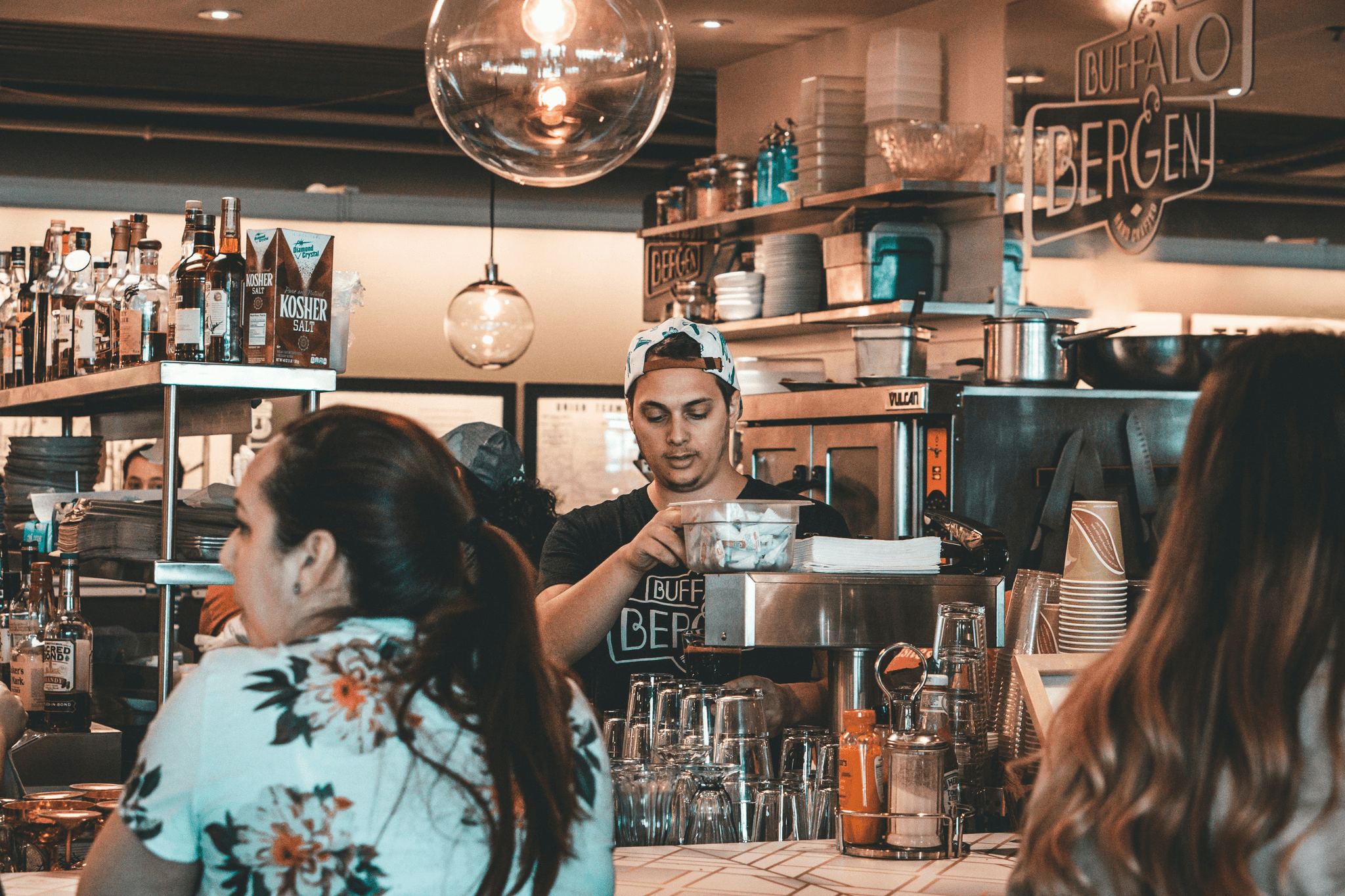 Interactive container coffee shop design