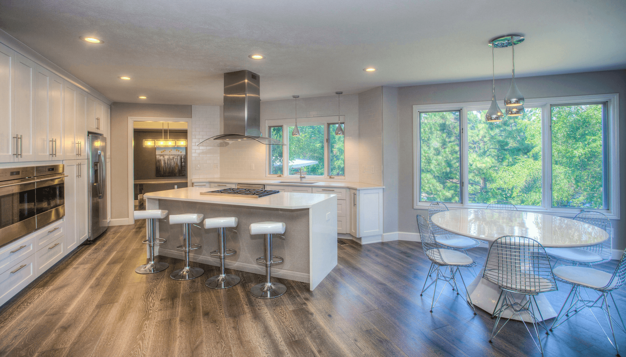 Stylish Kitchen Vinyl Flooring enhancing modern kitchen aesthetics