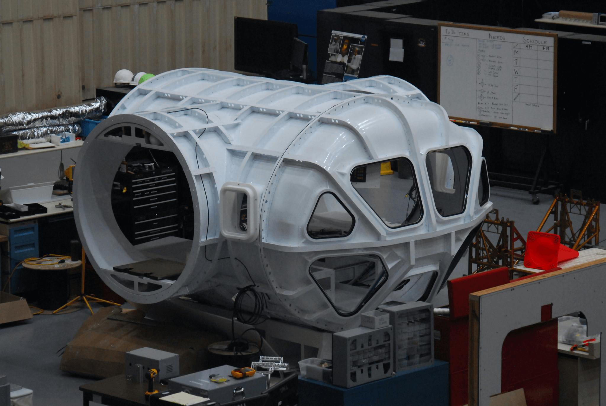 Innovative space capsule design by PreFab Inc.