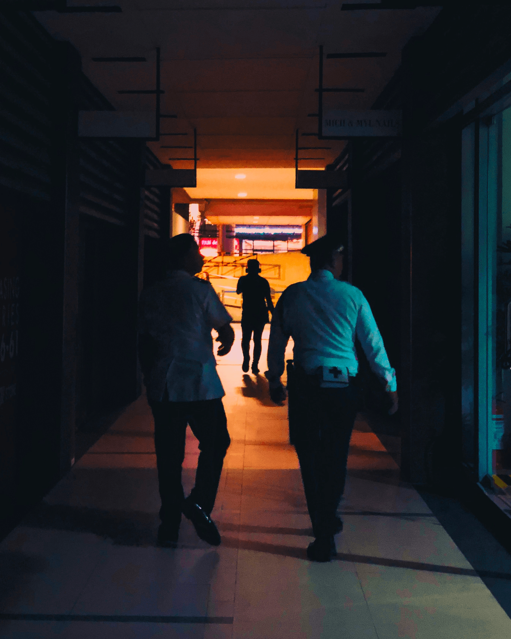 Safe exit from apple cabin haunted house