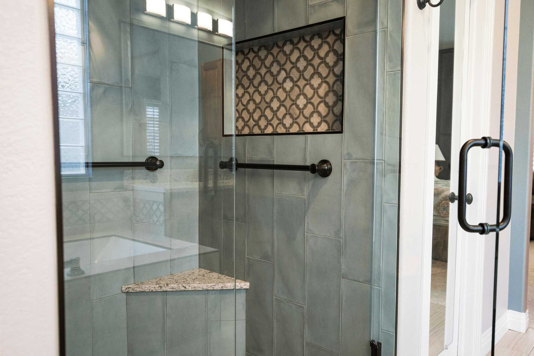 types of glass for shower doors