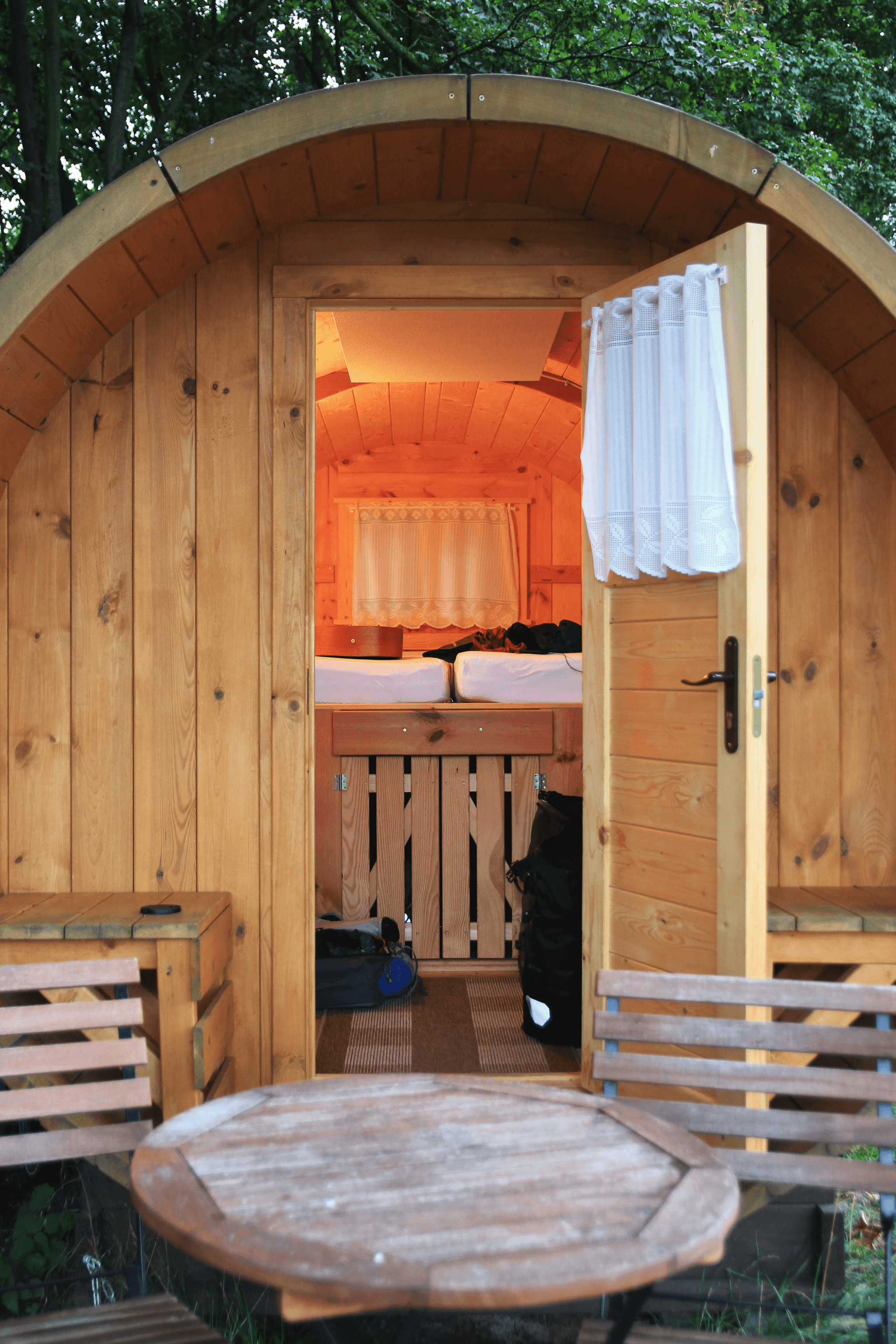 Customizable features in a portable cabin