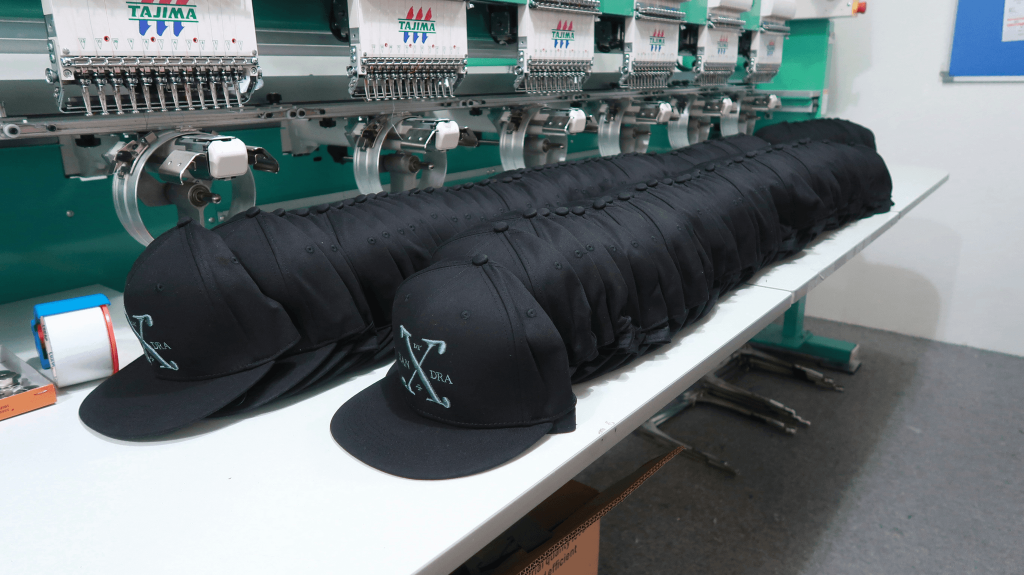 Hat manufacturers producing various types of hats