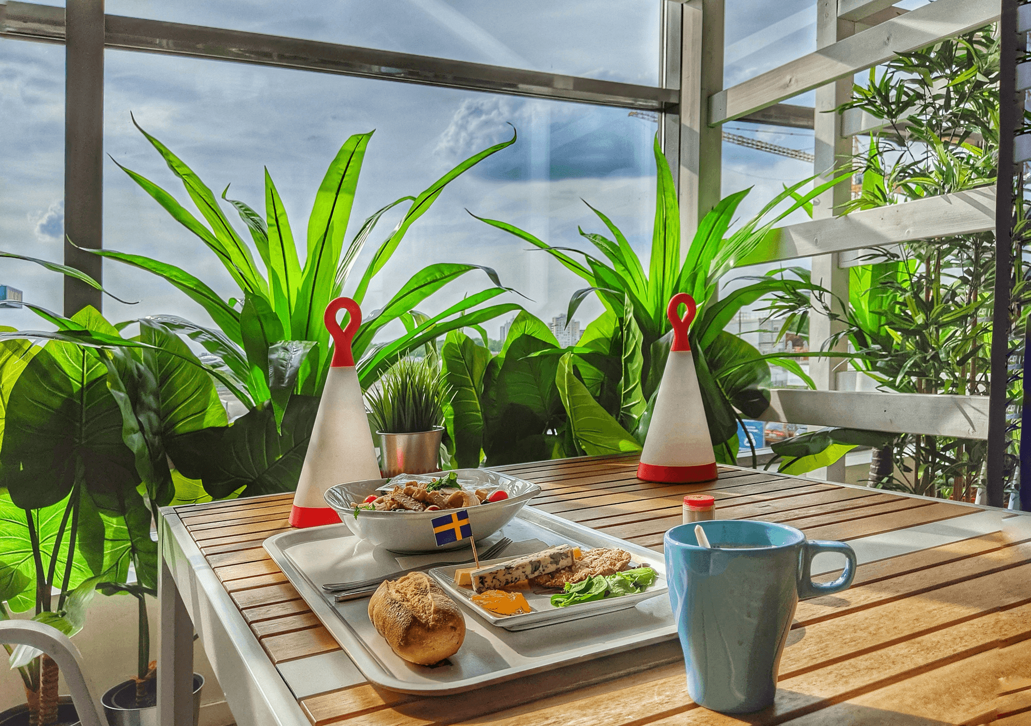 Contenedores preparados para bar: diseño moderno y funcional.