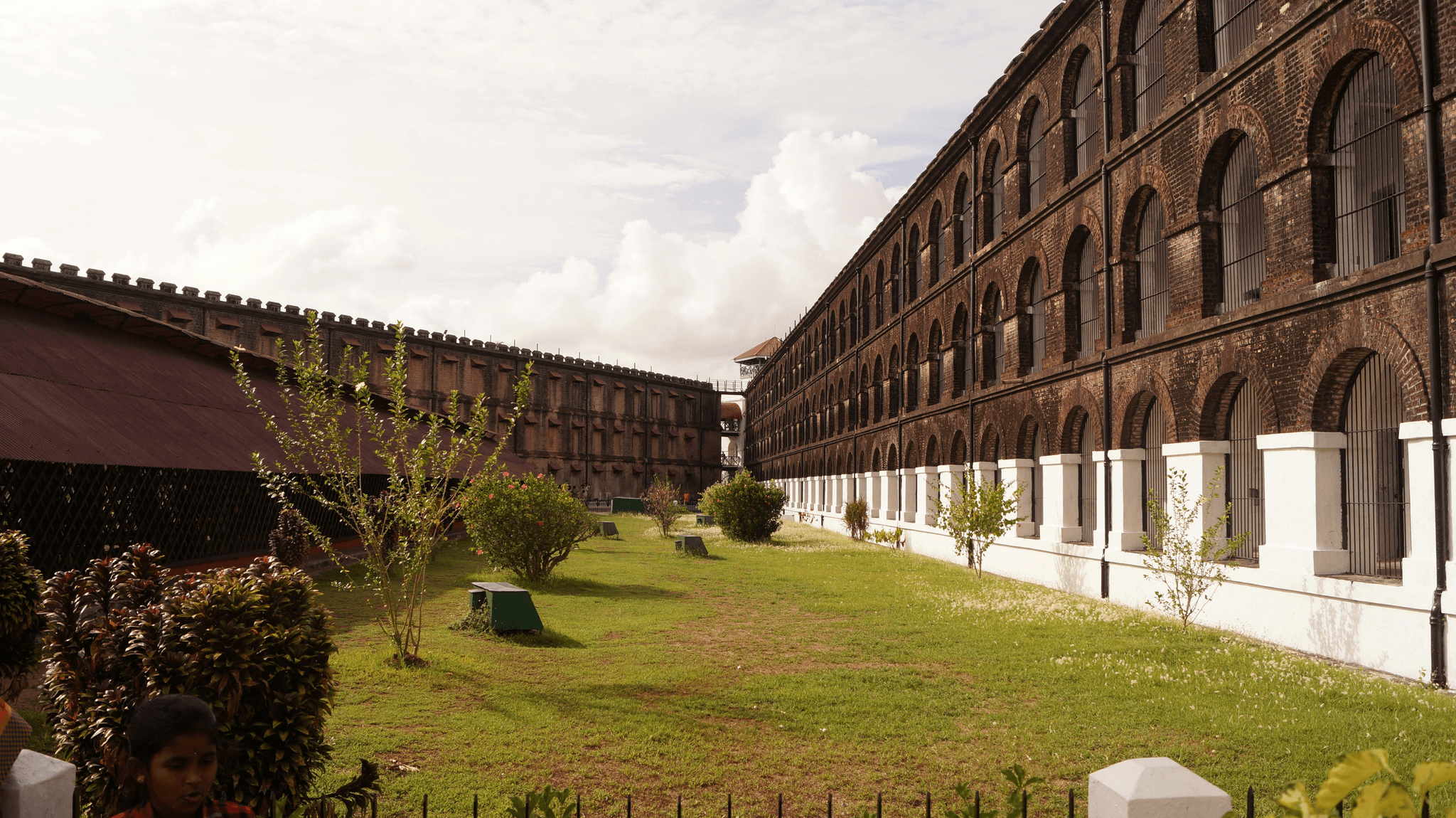 Secure and private worker barrack accommodations for temporary housing on construction site